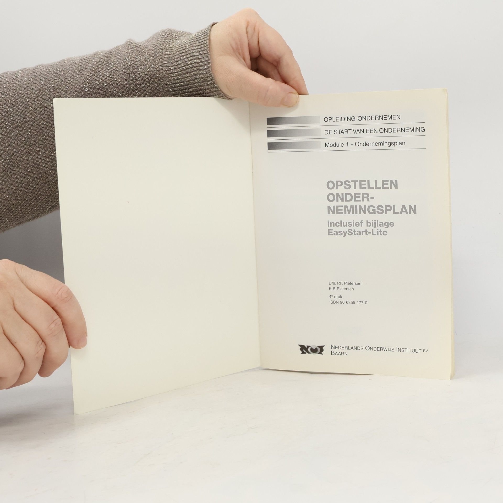 P.F. Pietersen Opstellen ondernemingsplan