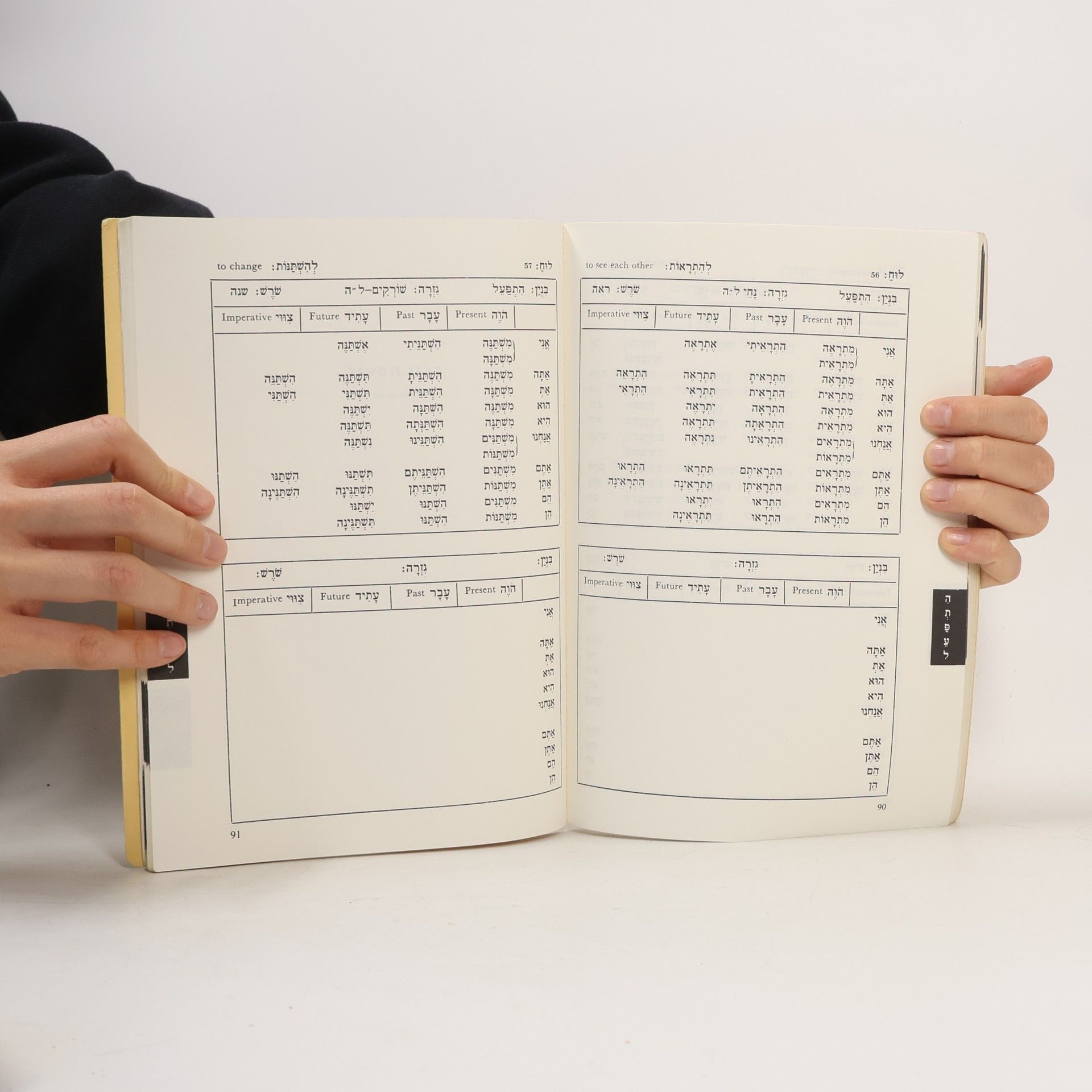 Asher Tarmon Hebrew Verb Tables
