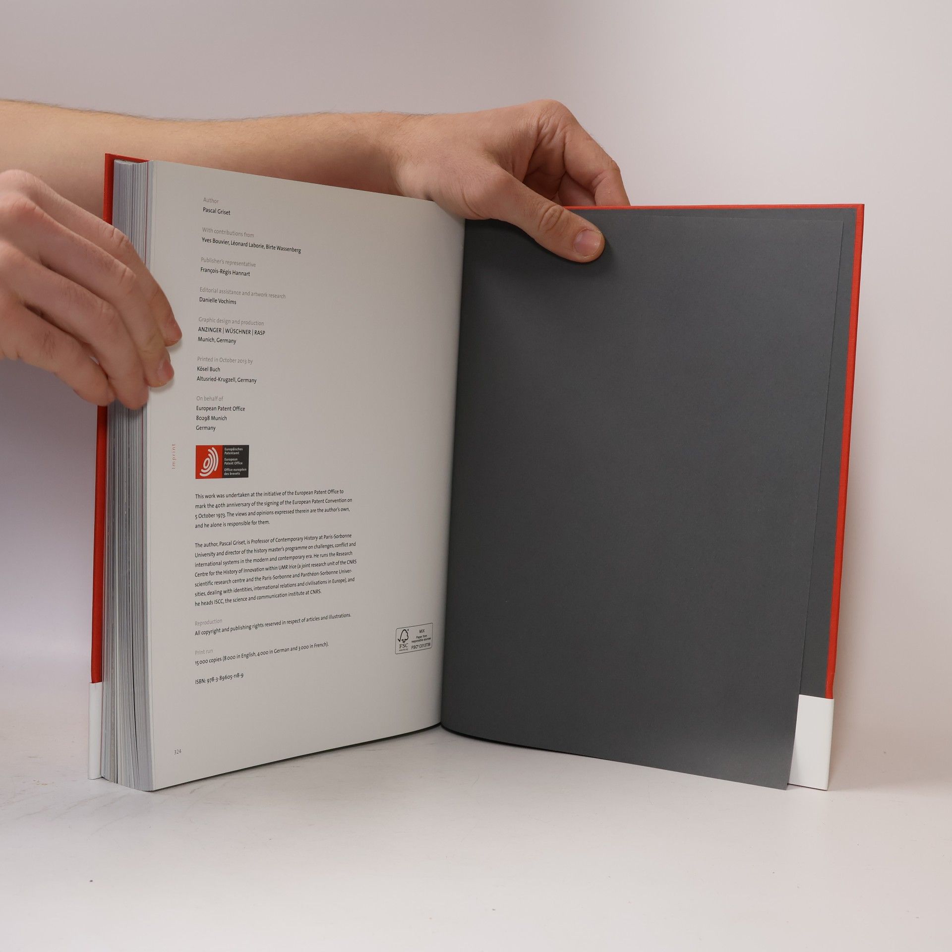 Pascal Griset The European Patent