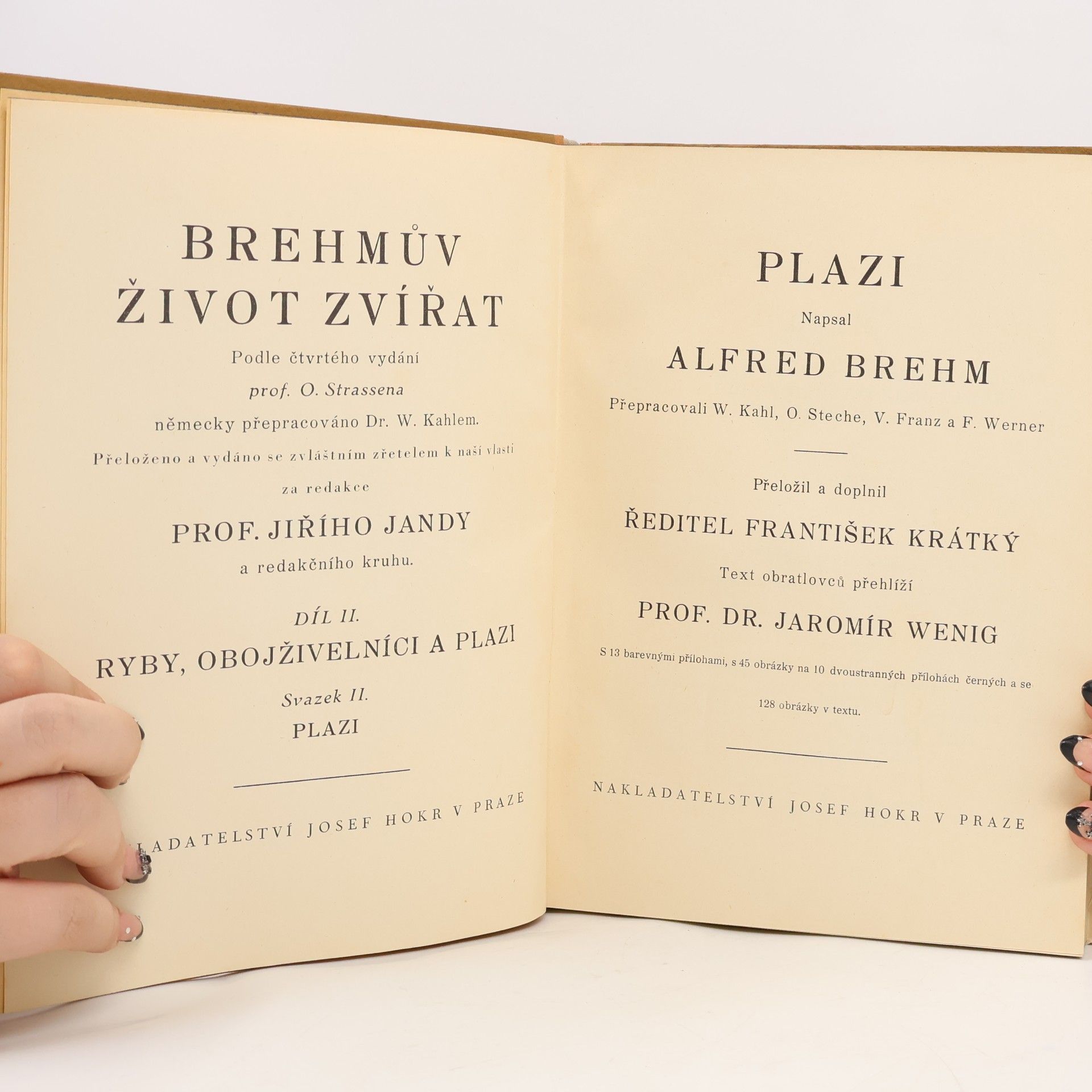 Alfred Edmund Brehm Brehmův život zvířat II. Ryby. obojživelníci a plazi. Svazek II. Plazi
