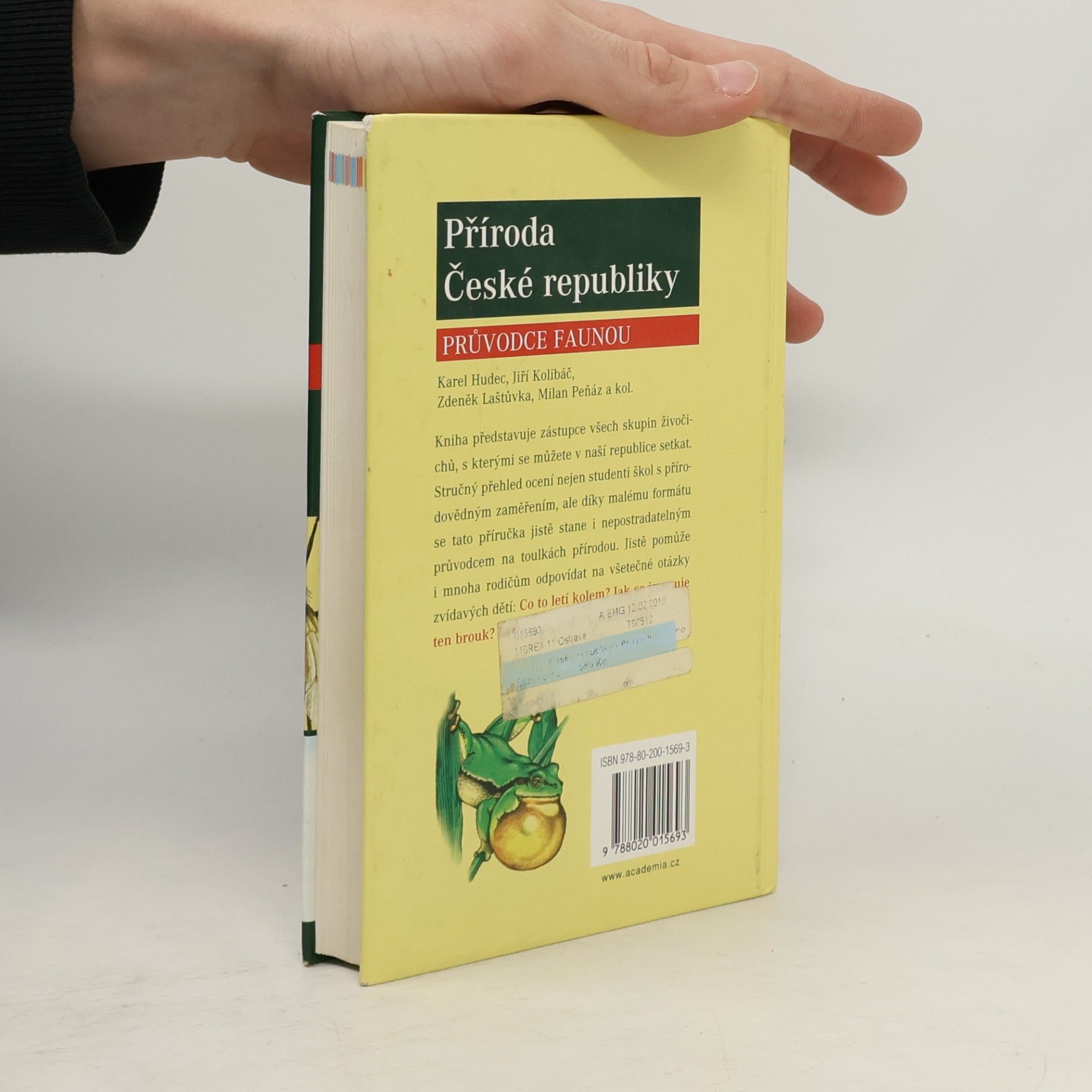 Karel Hudec Příroda České republiky - průvodce faunou