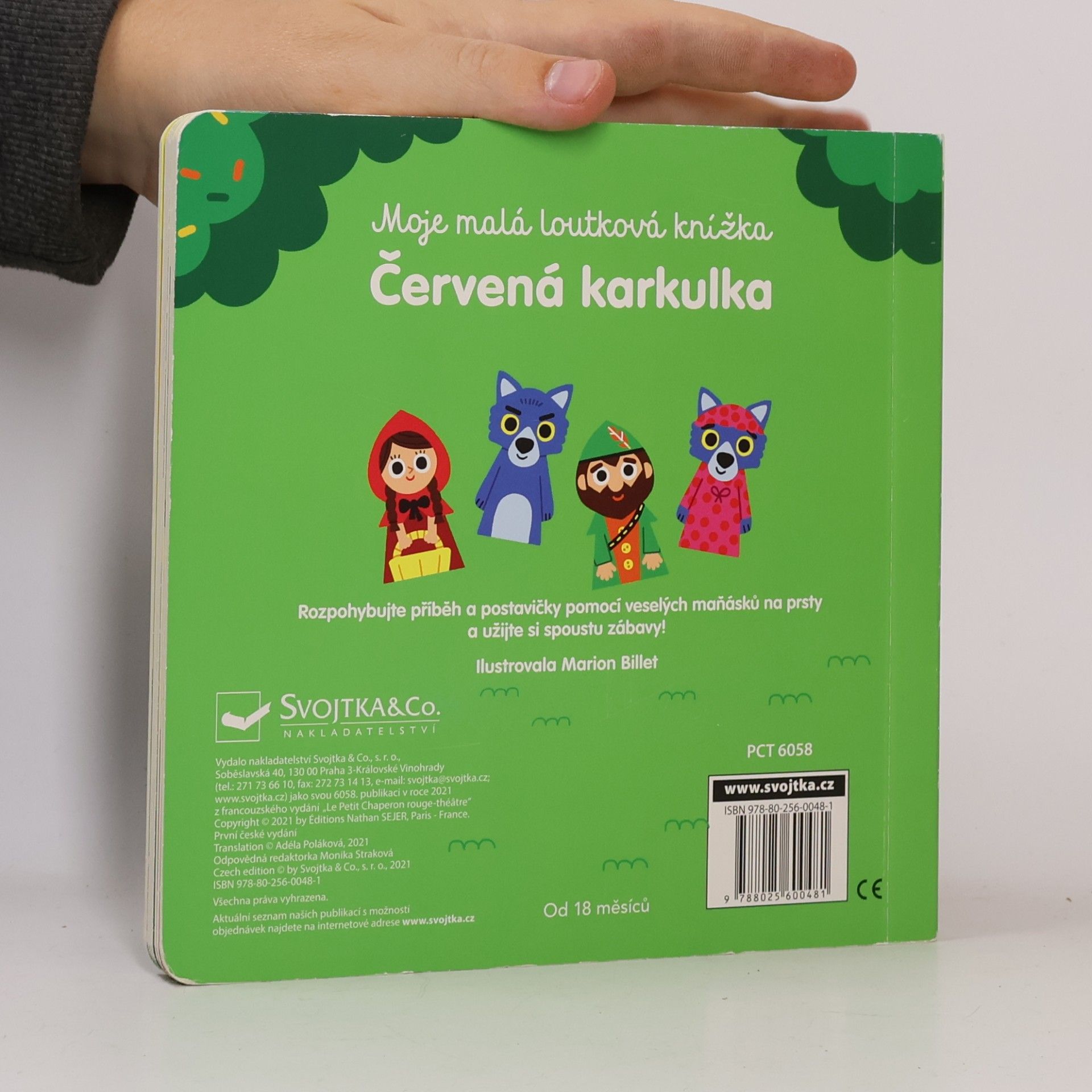 Adéla Poláková Červená karkulka : moje malá loutková knížka