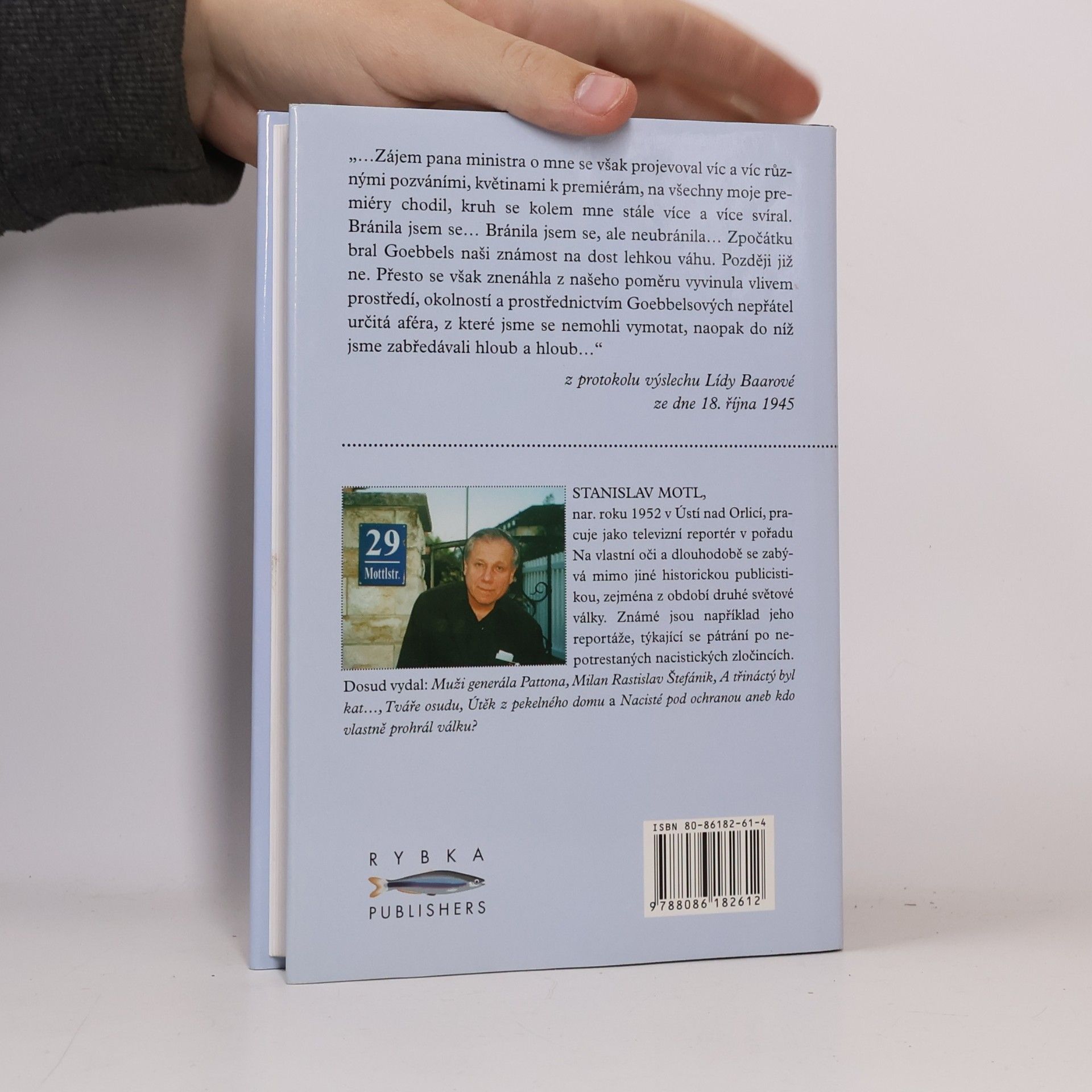 Stanislav Motl Prokletí Lídy Baarové