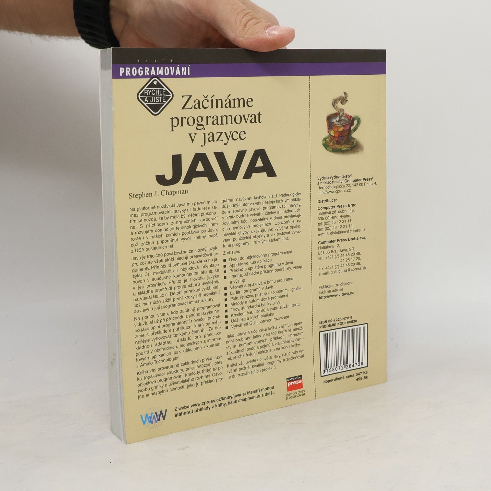 Stephen J. Chapman Začínáme programovat v jazyce Java