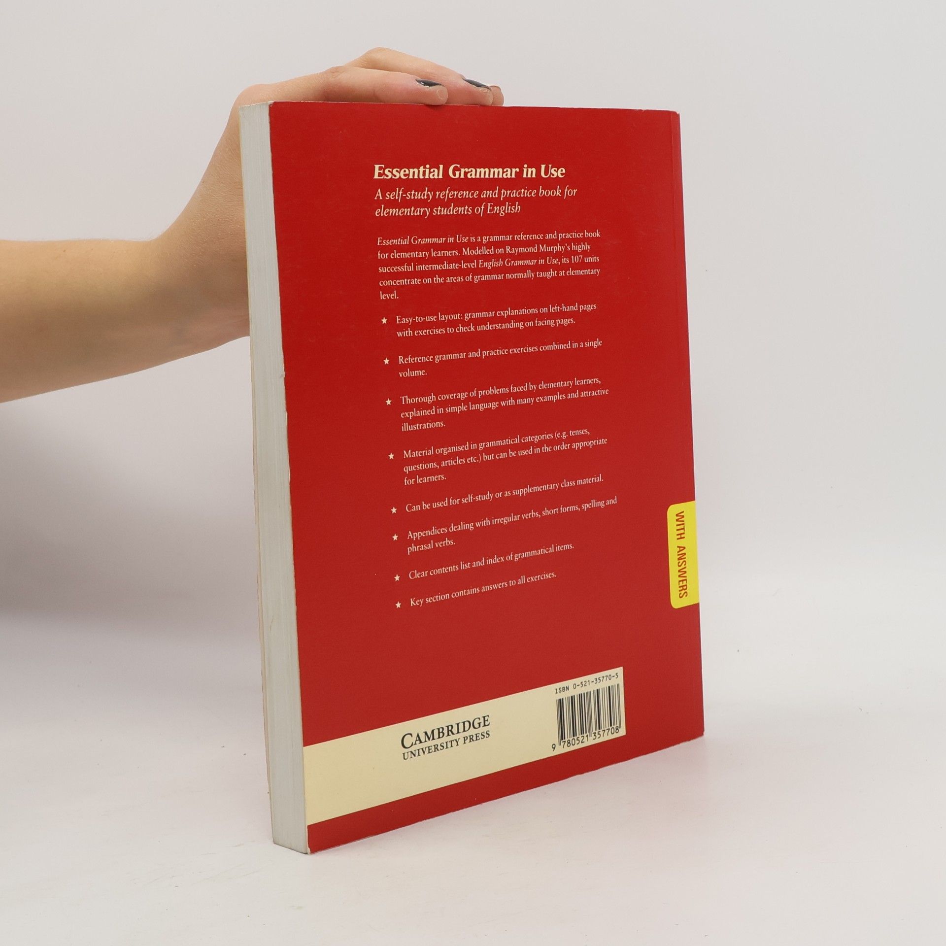 Raymond Murphy Essential Grammar in Use. With answers