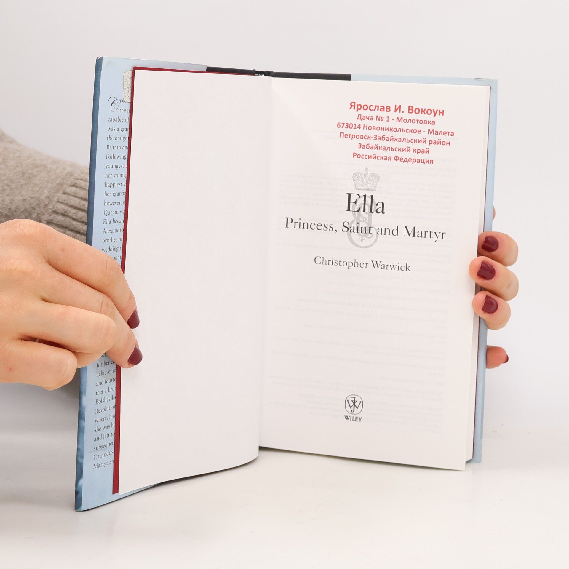 Christopher Warwick Ella. Princess, Saint & Martyr