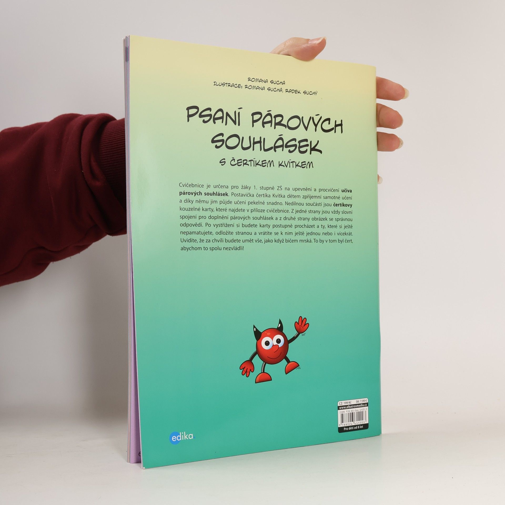 Romana Suchá Psaní párových souhlásek s čertíkem Kvítkem