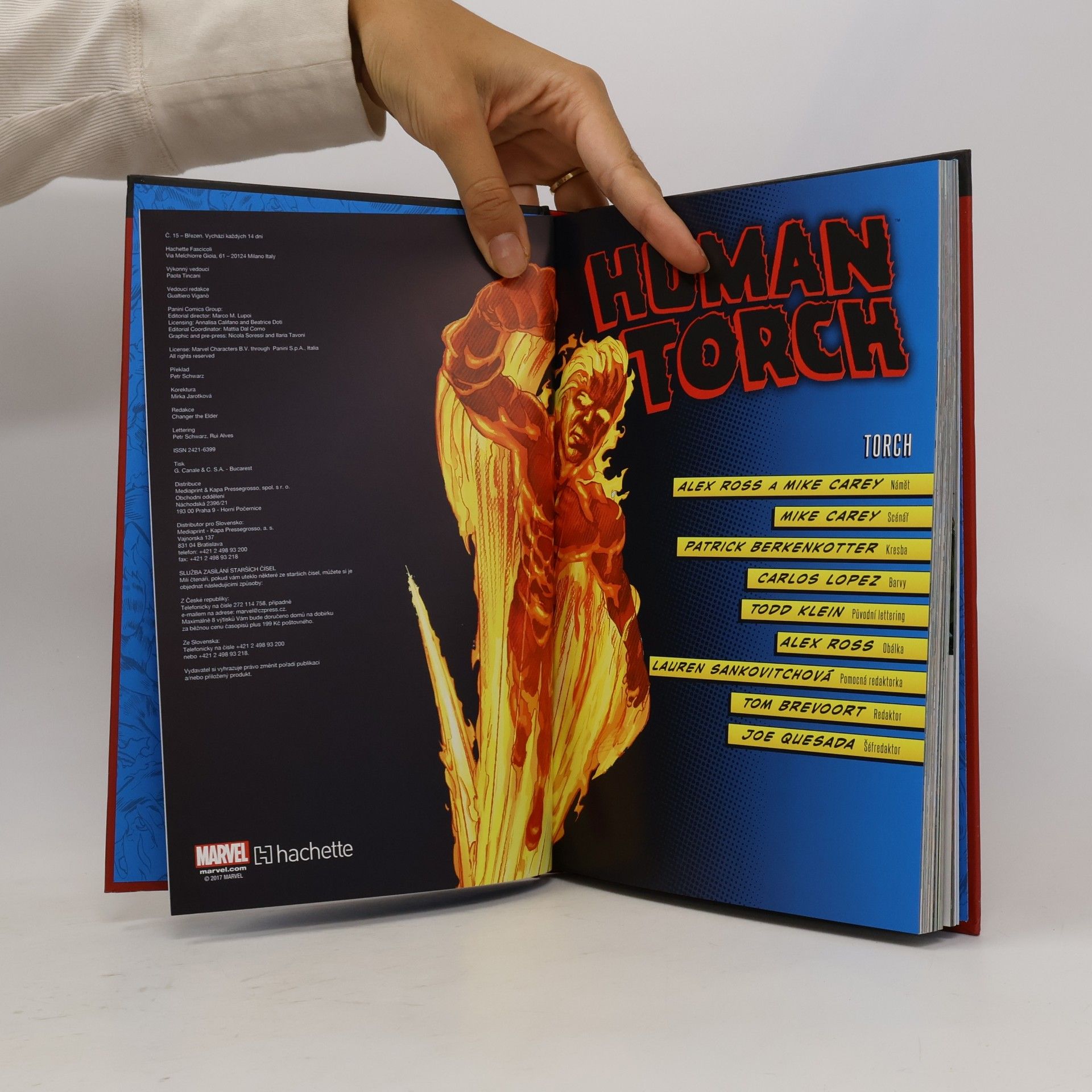 Jim Hammond Nejmocnější hrdinové Marvelu 15. Human Torch