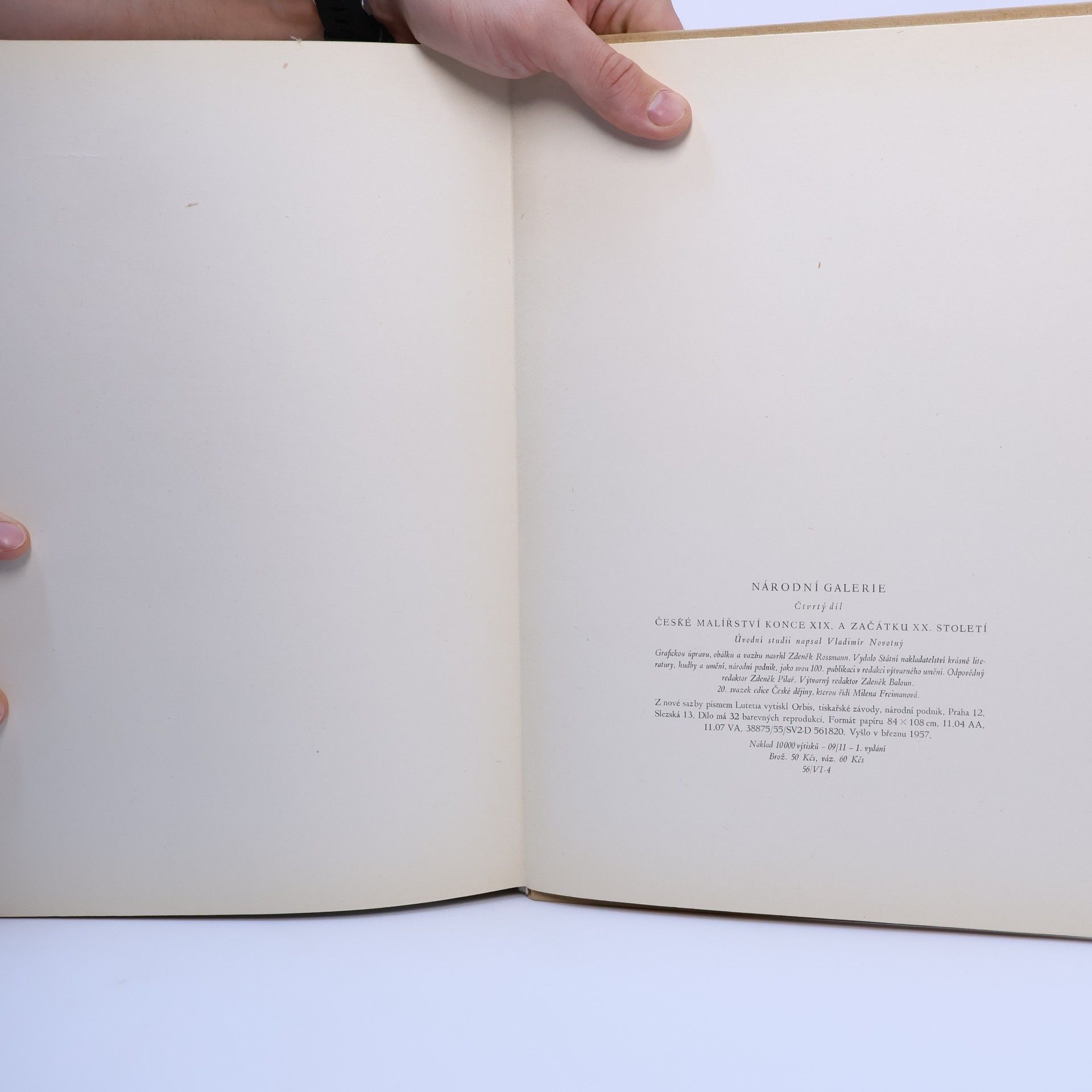 Vladimír Novotný Národní galerie. Čtvrtý díl. České malířství konce XIX. a začátku XX. století.