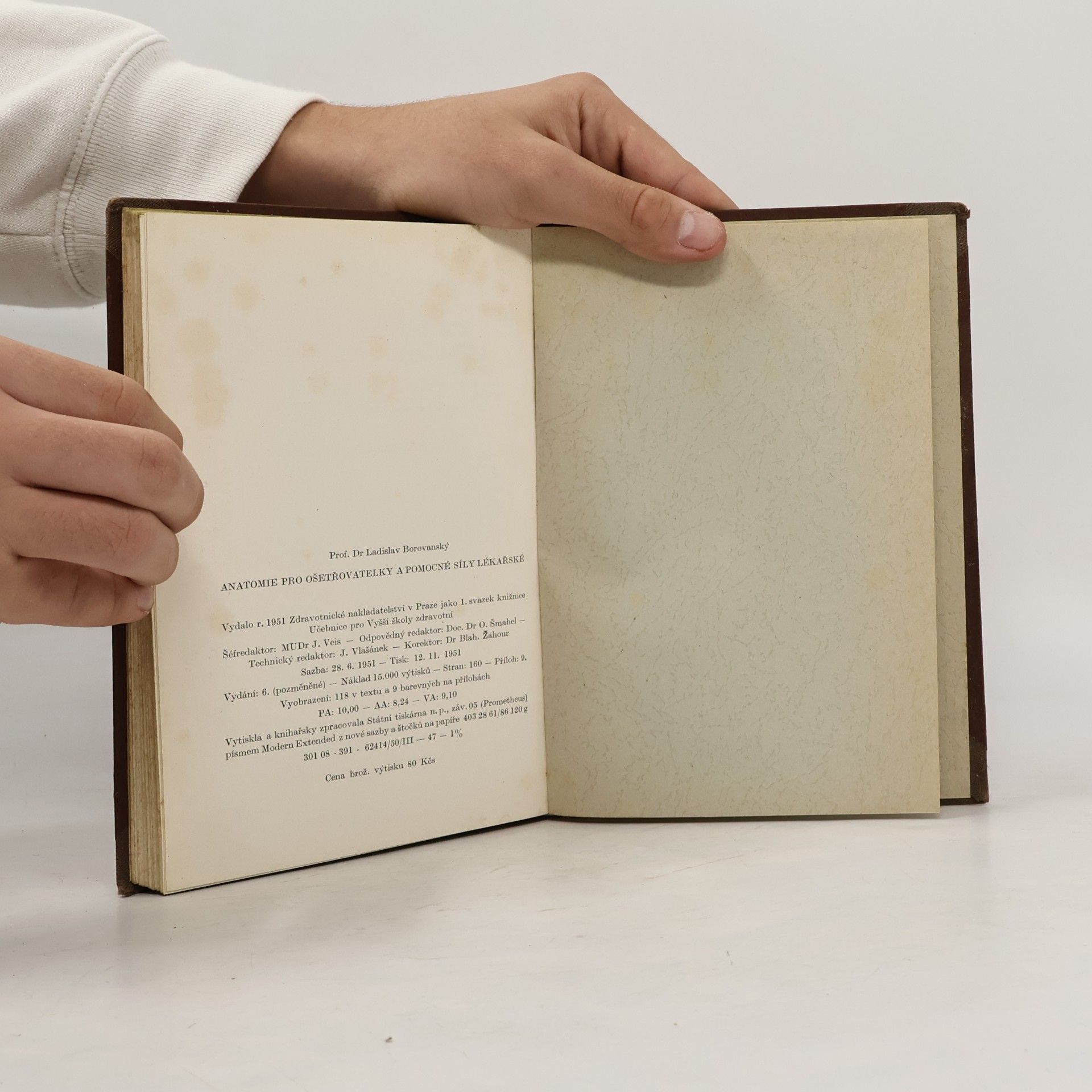 Ladislav Borovanský Anatomie pro osetrovatelky