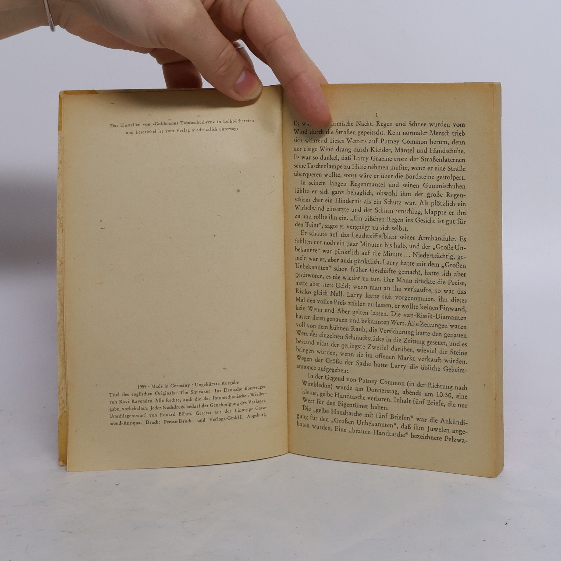 Edgar Wallace Der Zinker