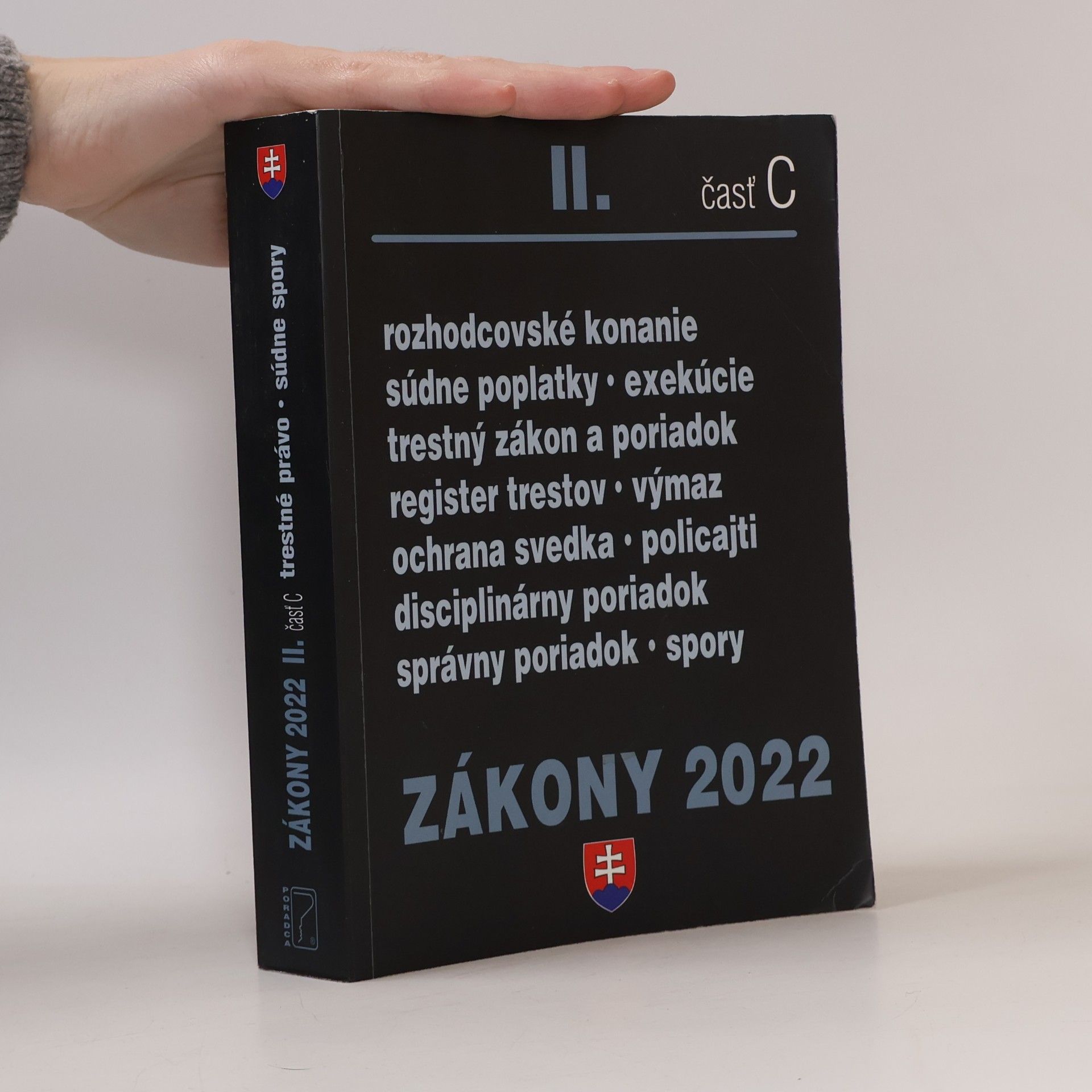 Auteurscollectief Zákony 2022 II. část C trestné právo, súdné spory