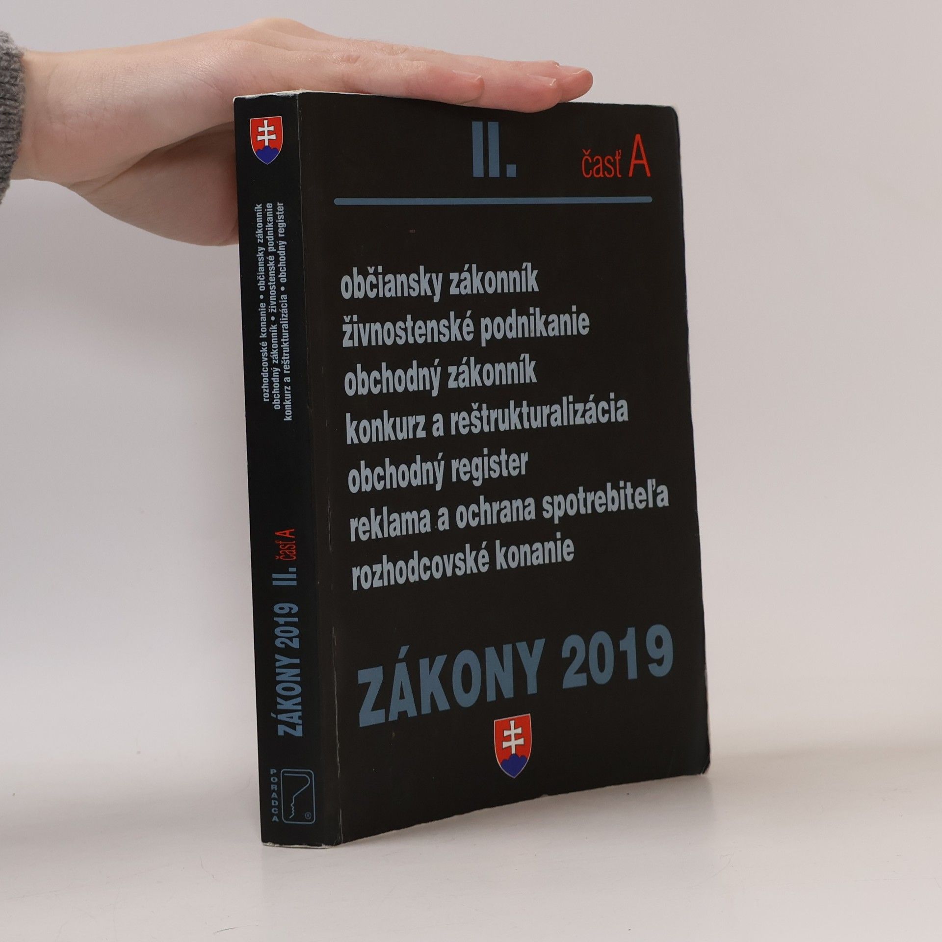 Auteurscollectief Zákony 2019 II. časť A