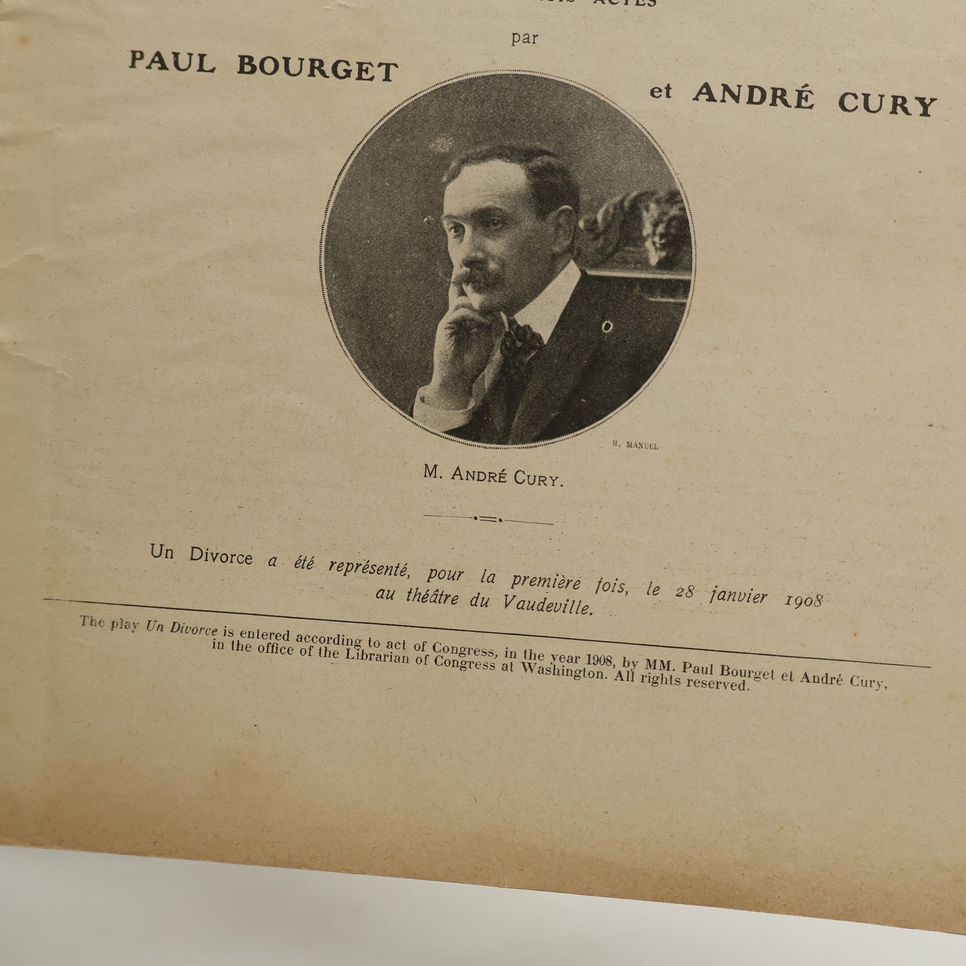 Paul Bourget Un Divorce