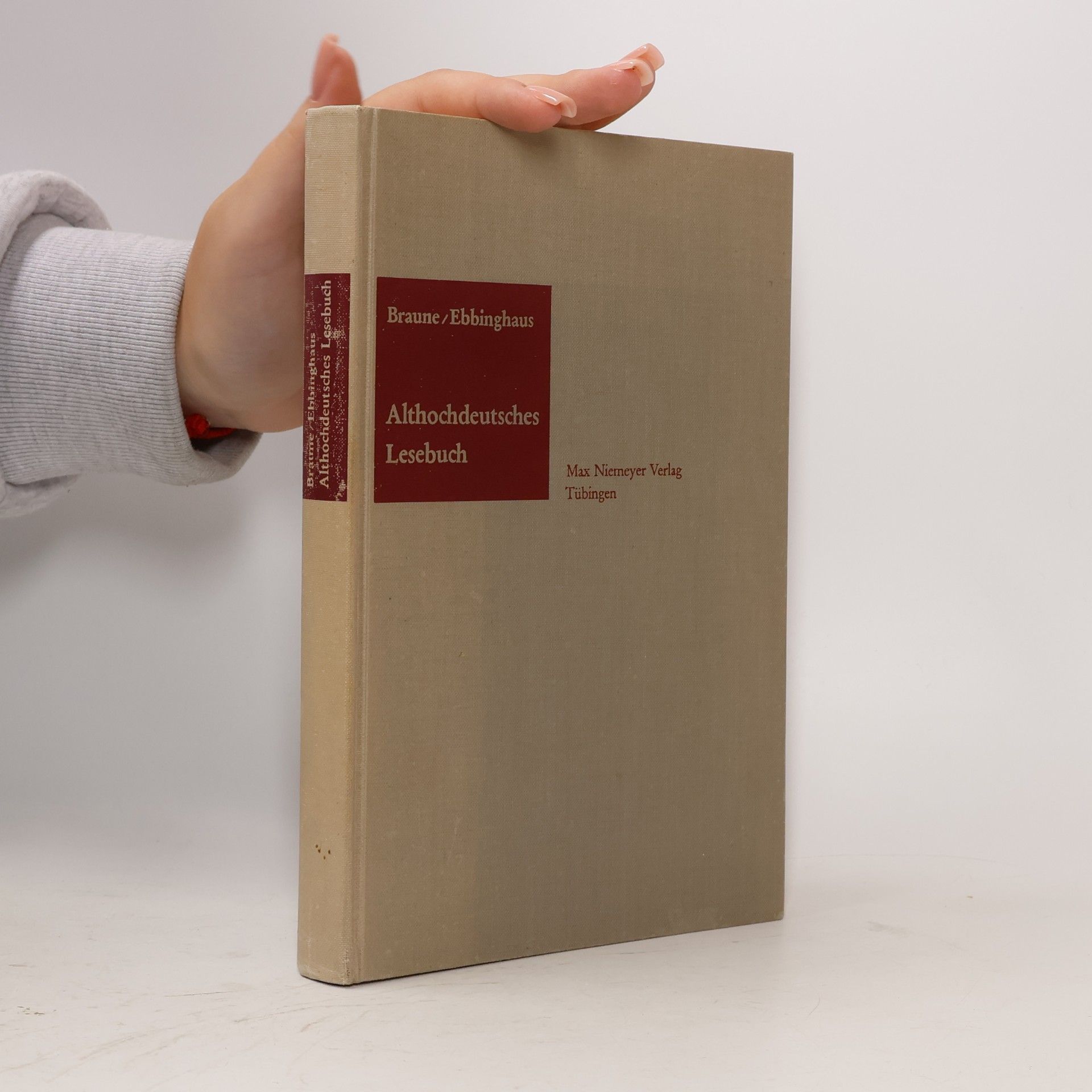 Wilhelm Braune Althochdeutsches Lesebuch