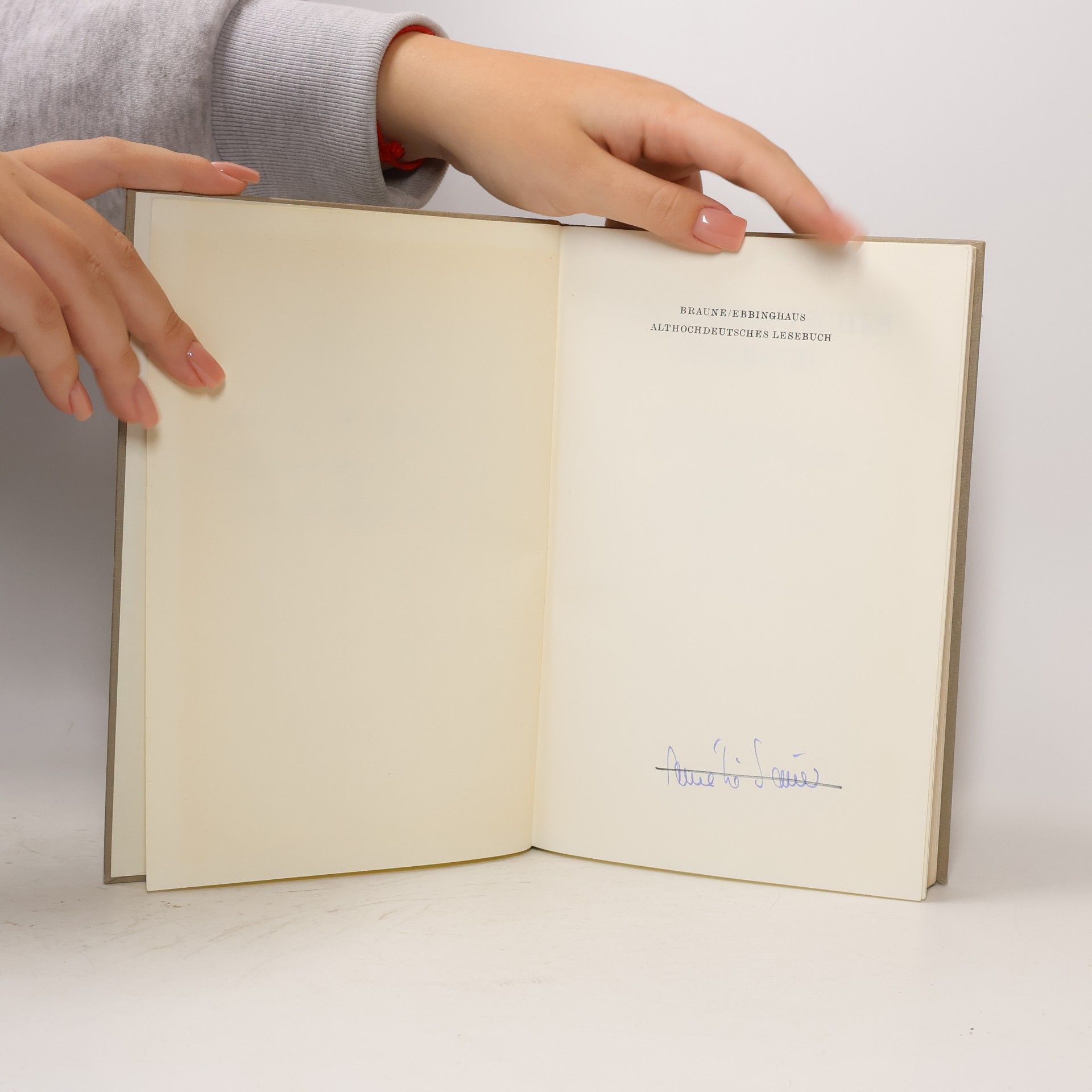 Wilhelm Braune Althochdeutsches Lesebuch