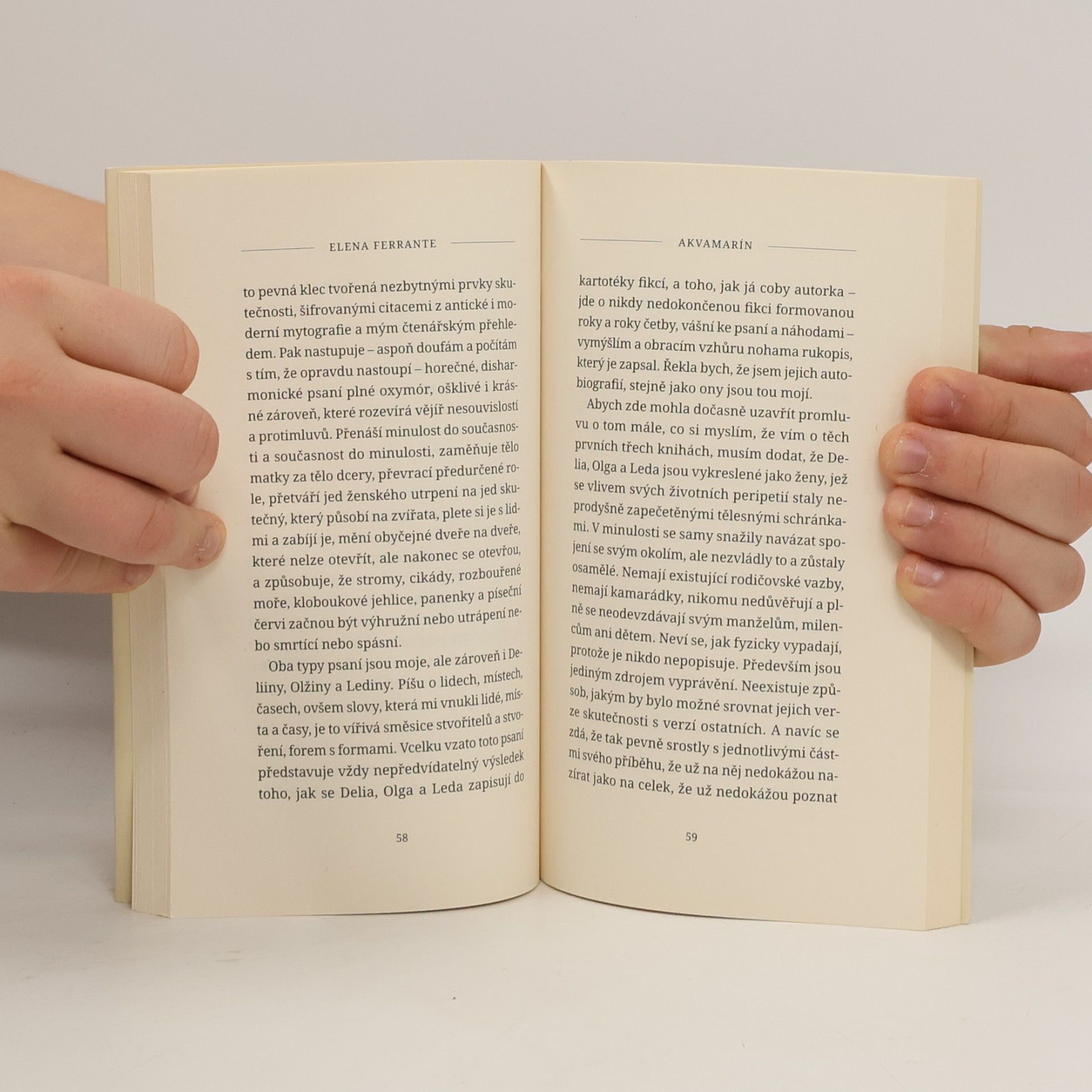 Elena Ferrante Na okraji : o potěšení z četby a psaní
