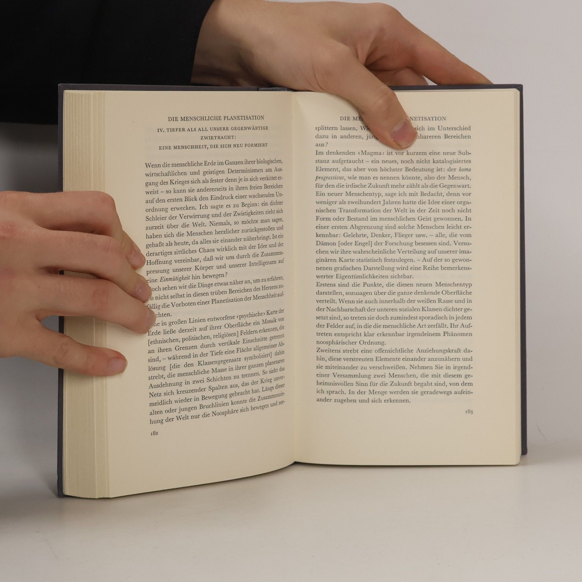 Teilhard de Chardin Die Zukunft des Menschen
