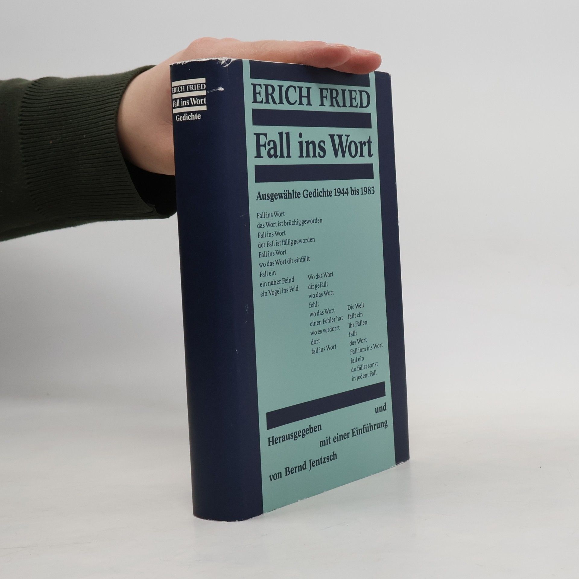 Erich Fried Fall ins Wort