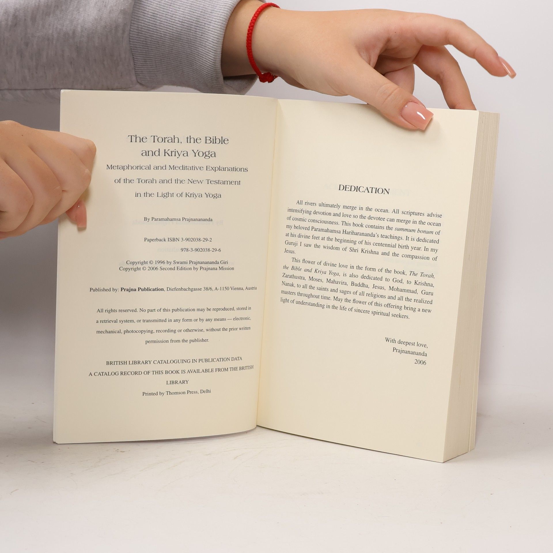 Prajñānānanda The Torah, the Bible and Kriya Yoga