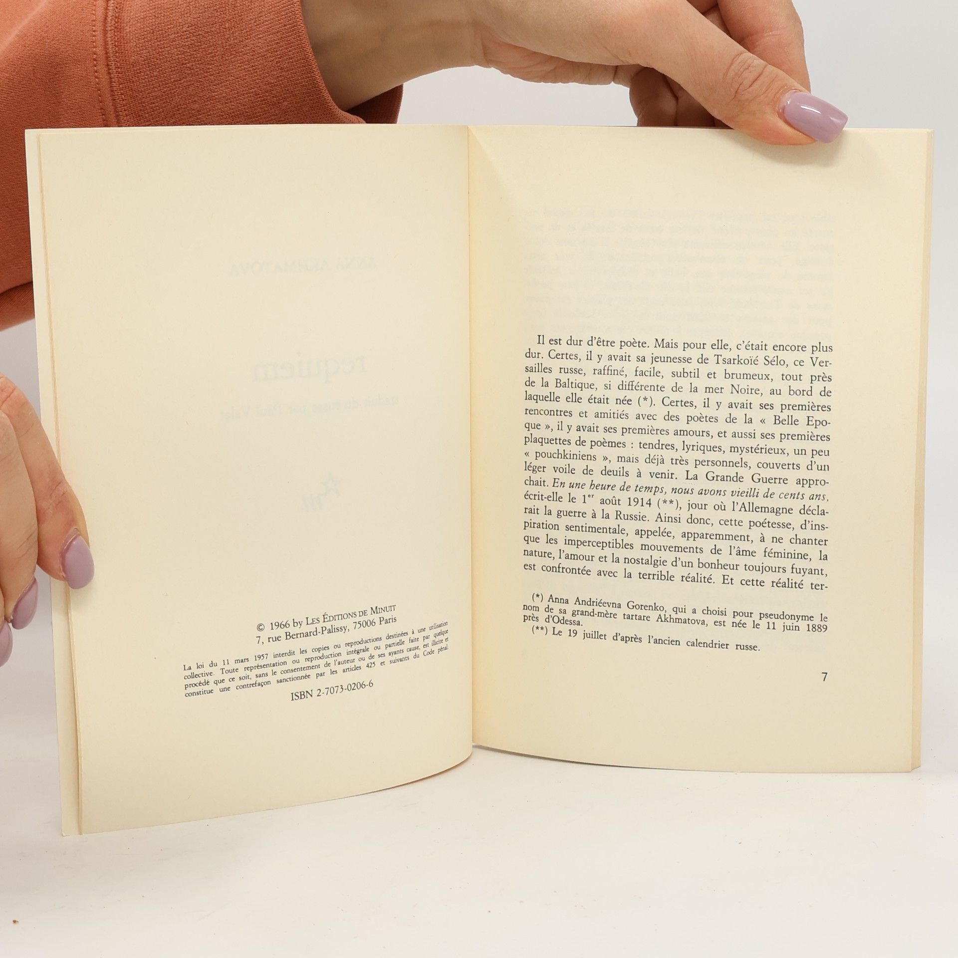 Anna Akhmatova Requiem Édition bilingue