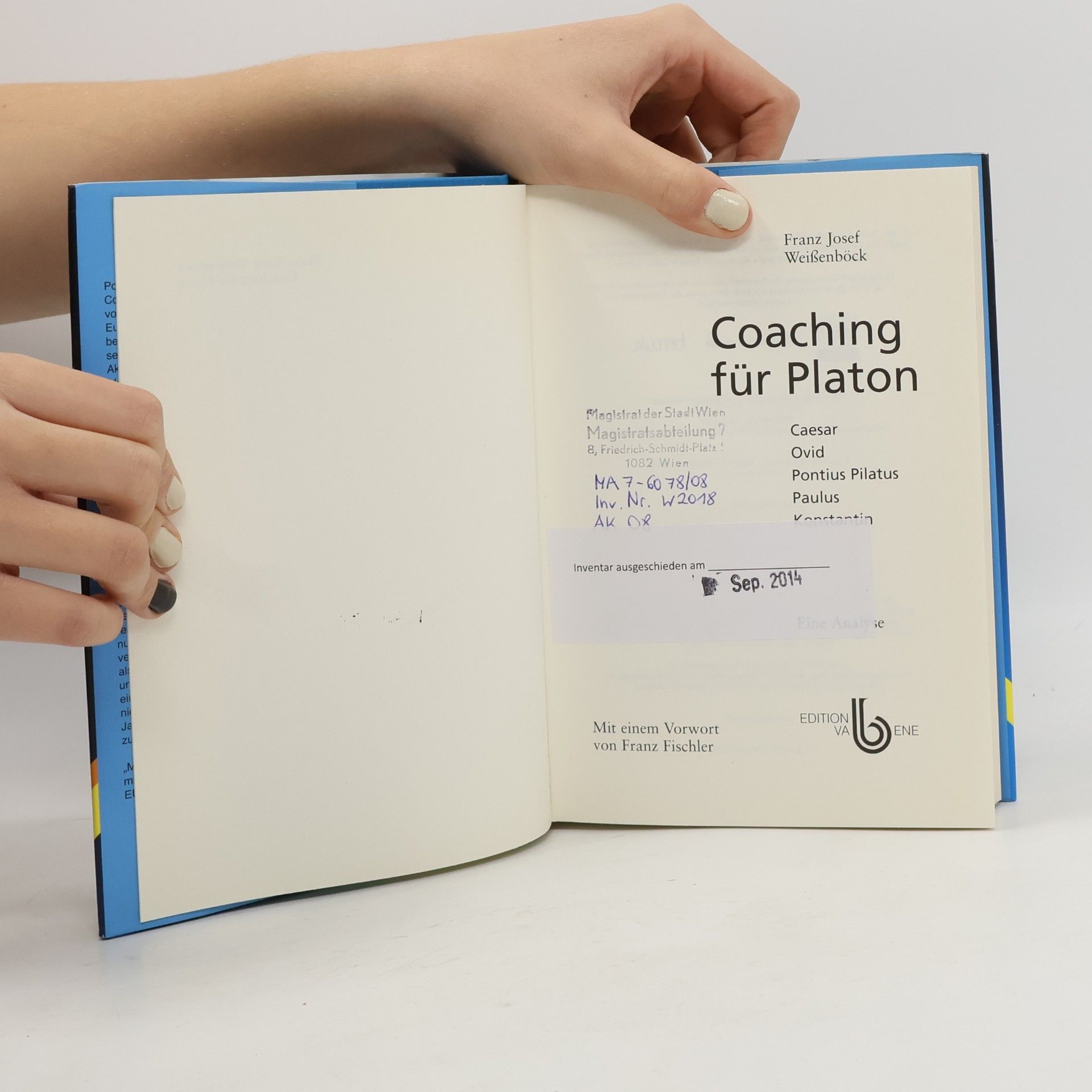 Franz Fischler Coaching für Platon