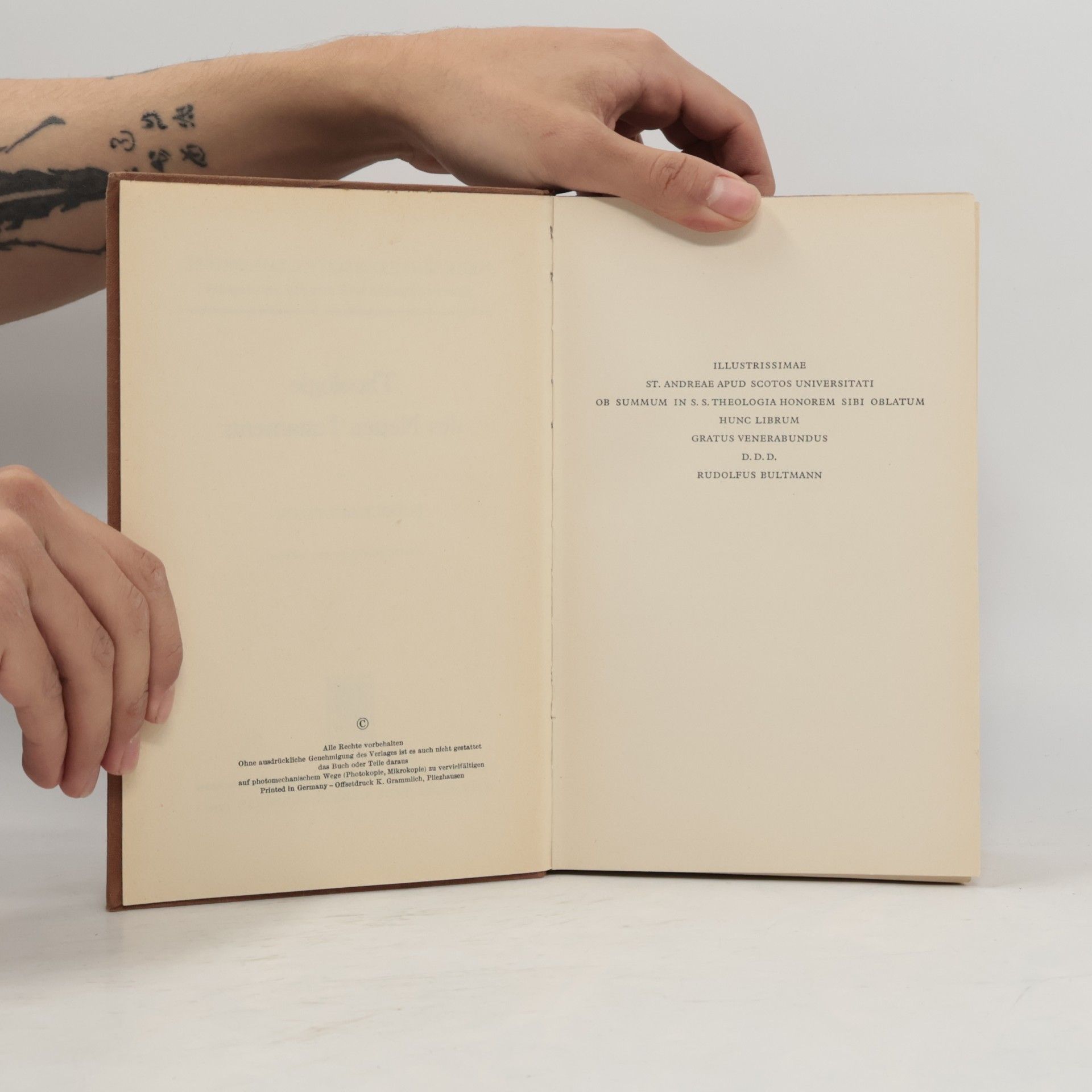 Rudolf Bultmann Theologie des Neuen Testaments