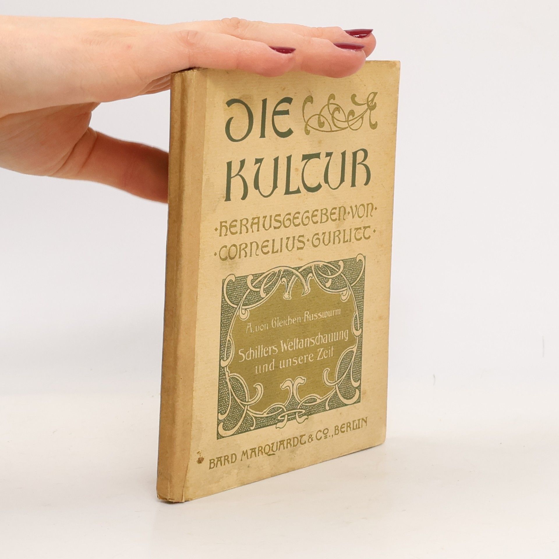 Schillers Weltanschauung und unsere Zeit
