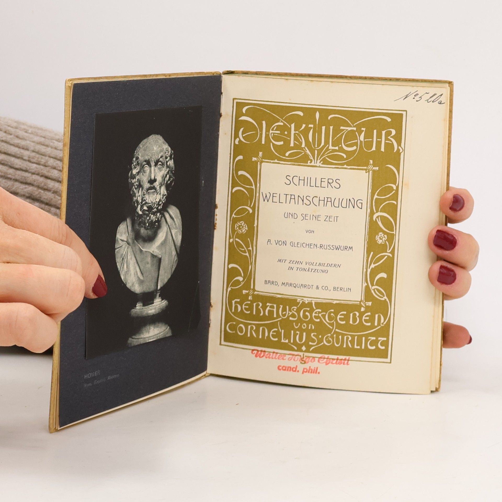 Alexander Gleichen-Russwurm Schillers Weltanschauung und unsere Zeit