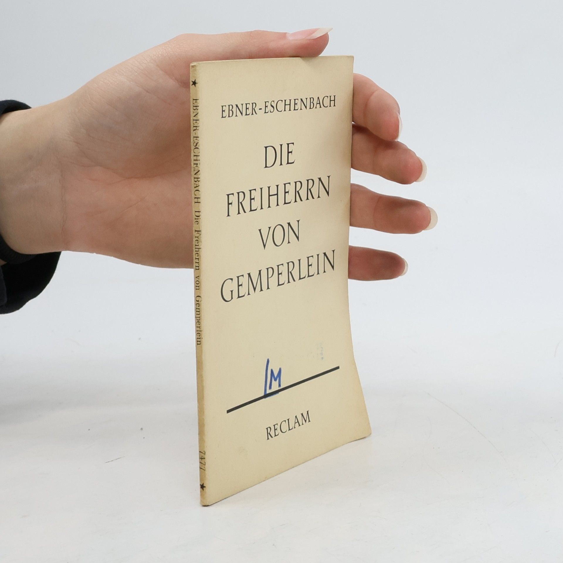 Marie V. Ebner-Eschenbach Die Freiherrn von Gemperlein