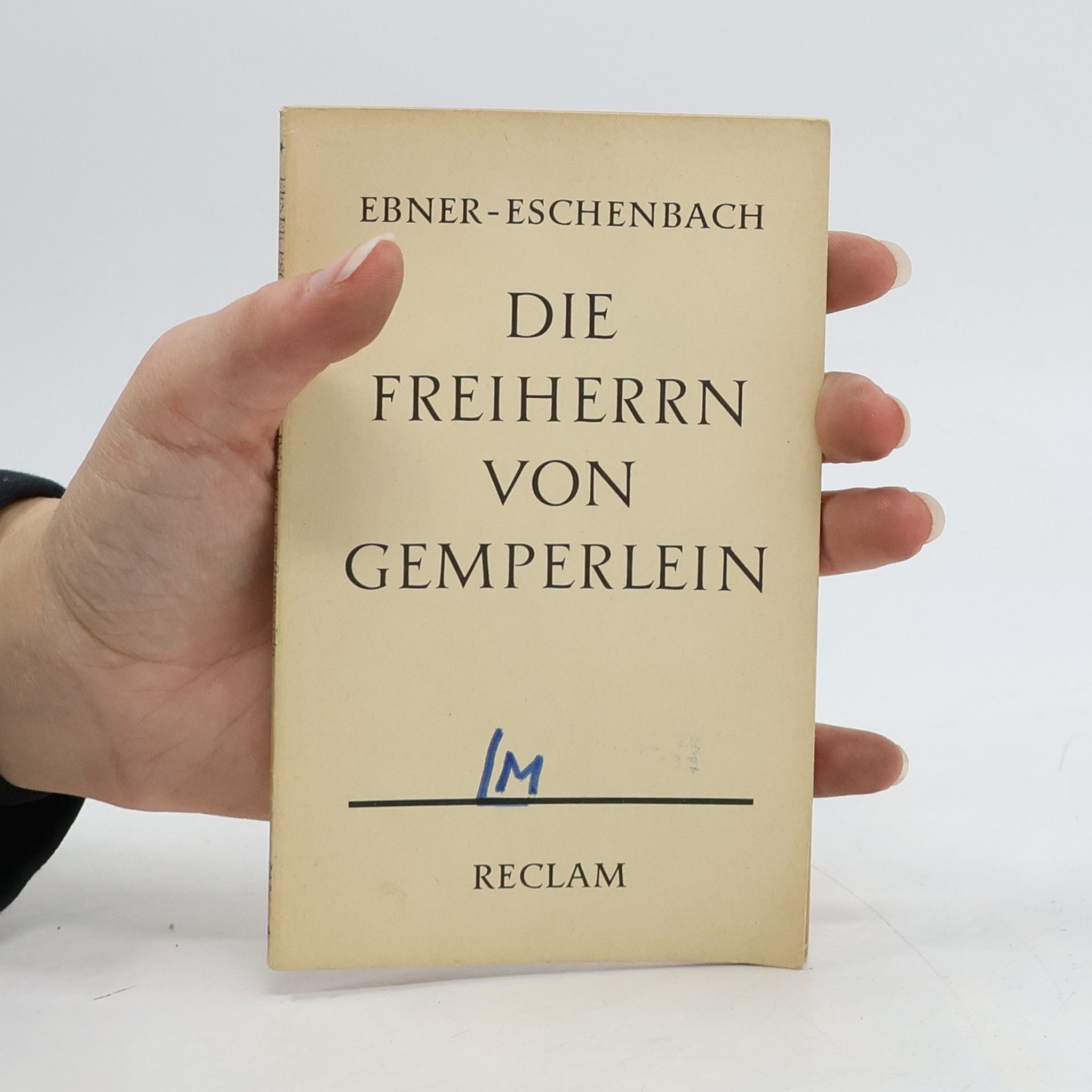 Marie V. Ebner-Eschenbach Die Freiherrn von Gemperlein