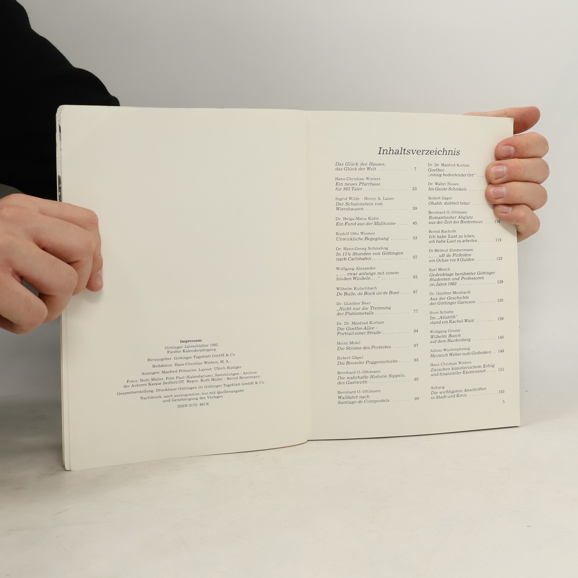 Fritz Paul Göttinger Jahresblätter 1982