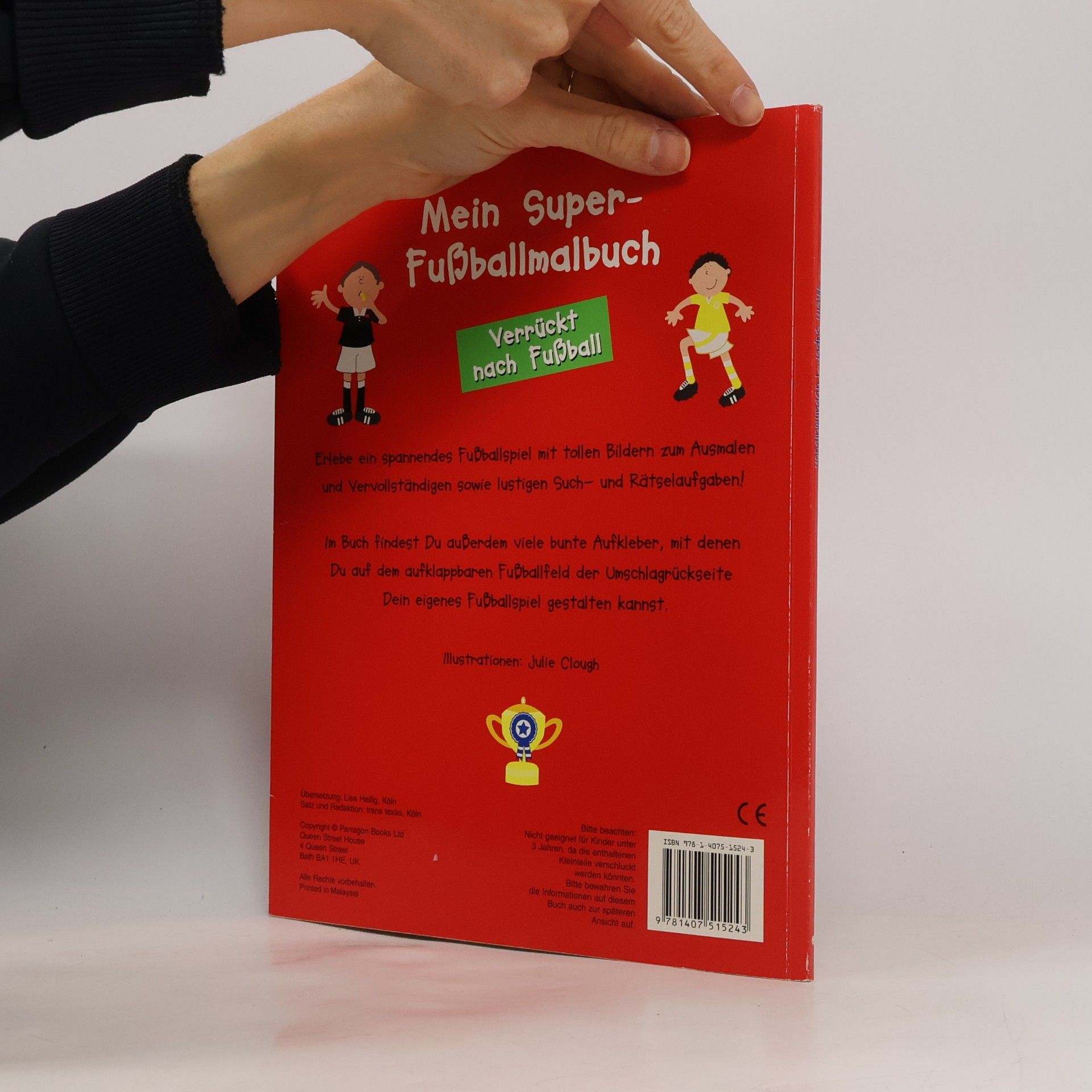 Julie Clough Mein Super-Fußballmalbuch