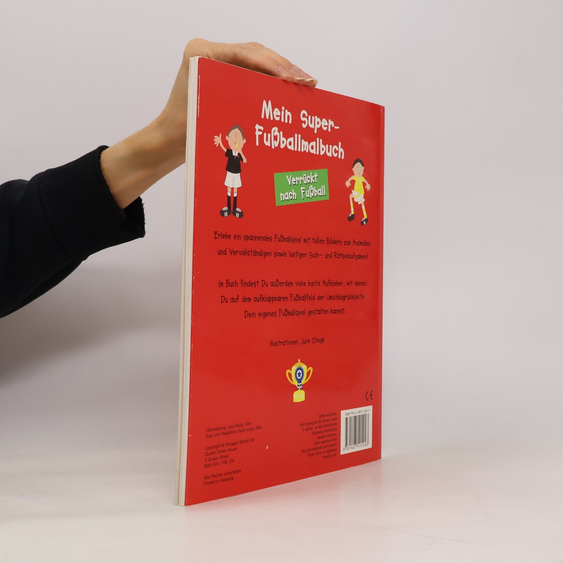 Julie Clough Mein Super-Fußballmalbuch