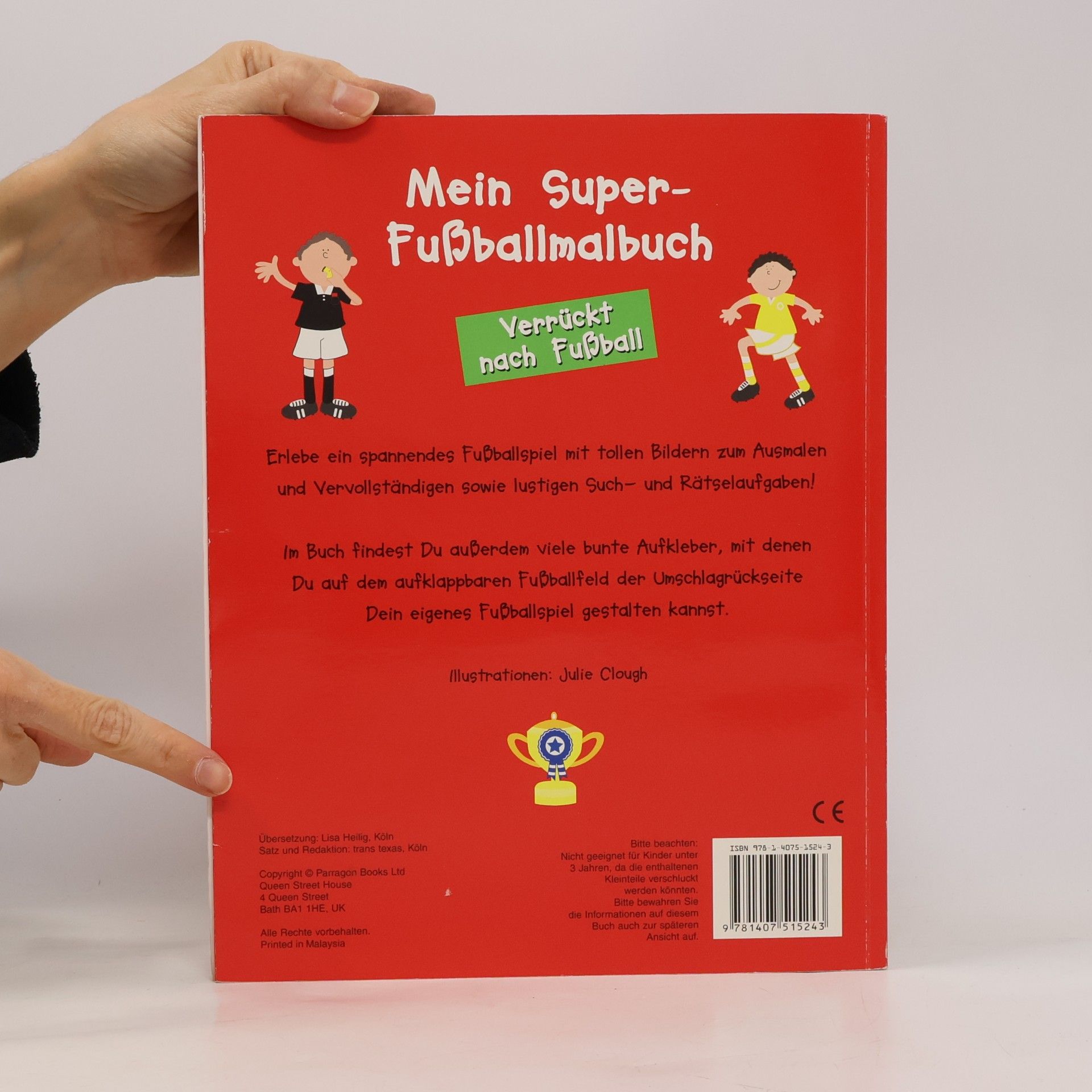 Julie Clough Mein Super-Fußballmalbuch