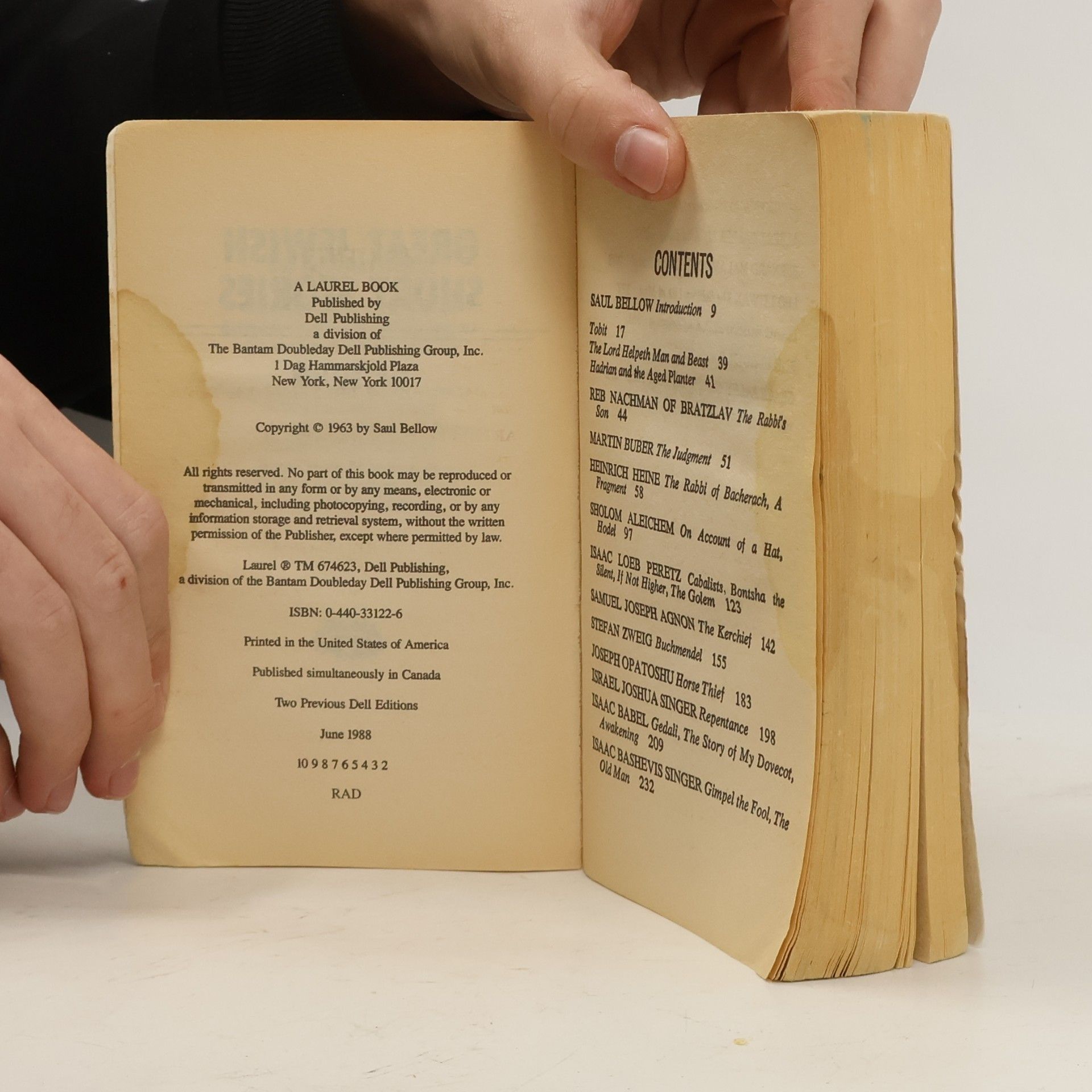 Heinrich Heine Great Jewish Short Stories