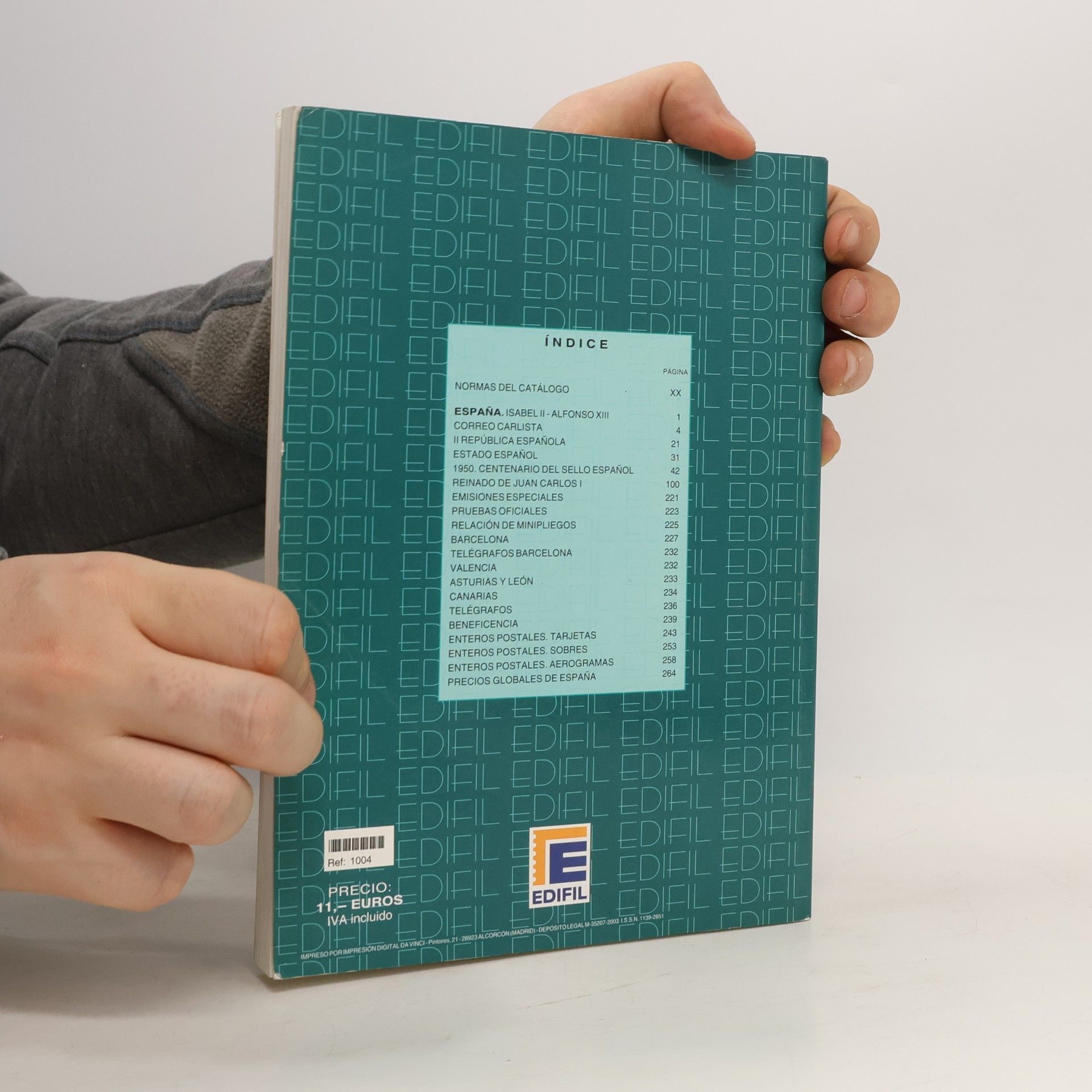 Kolektiv autorů Catalogo Unificado Edifil de Sellos de Espana 2004