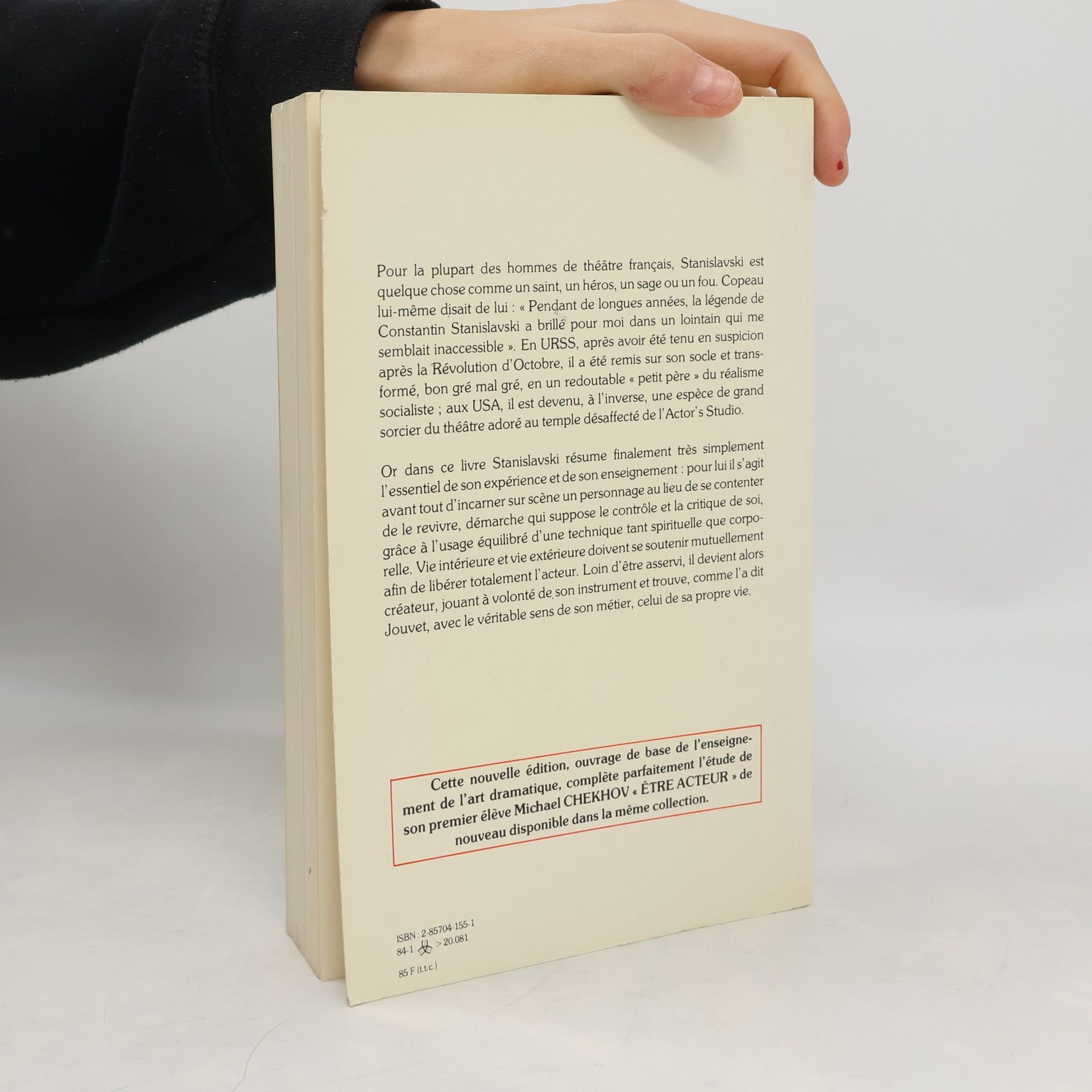 Konstantine Sergueevitch Stanislavski La construction du personnage