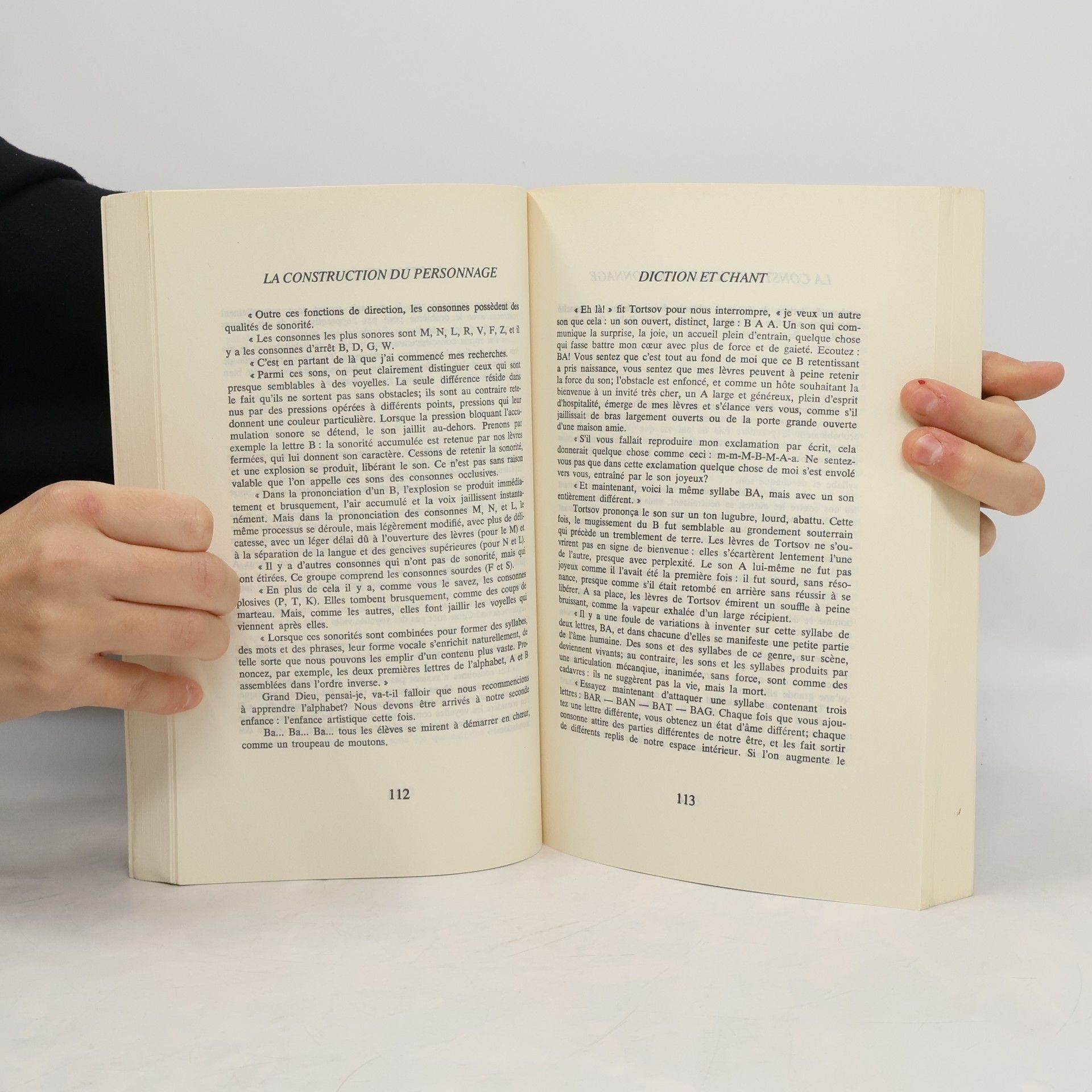 Konstantine Sergueevitch Stanislavski La construction du personnage