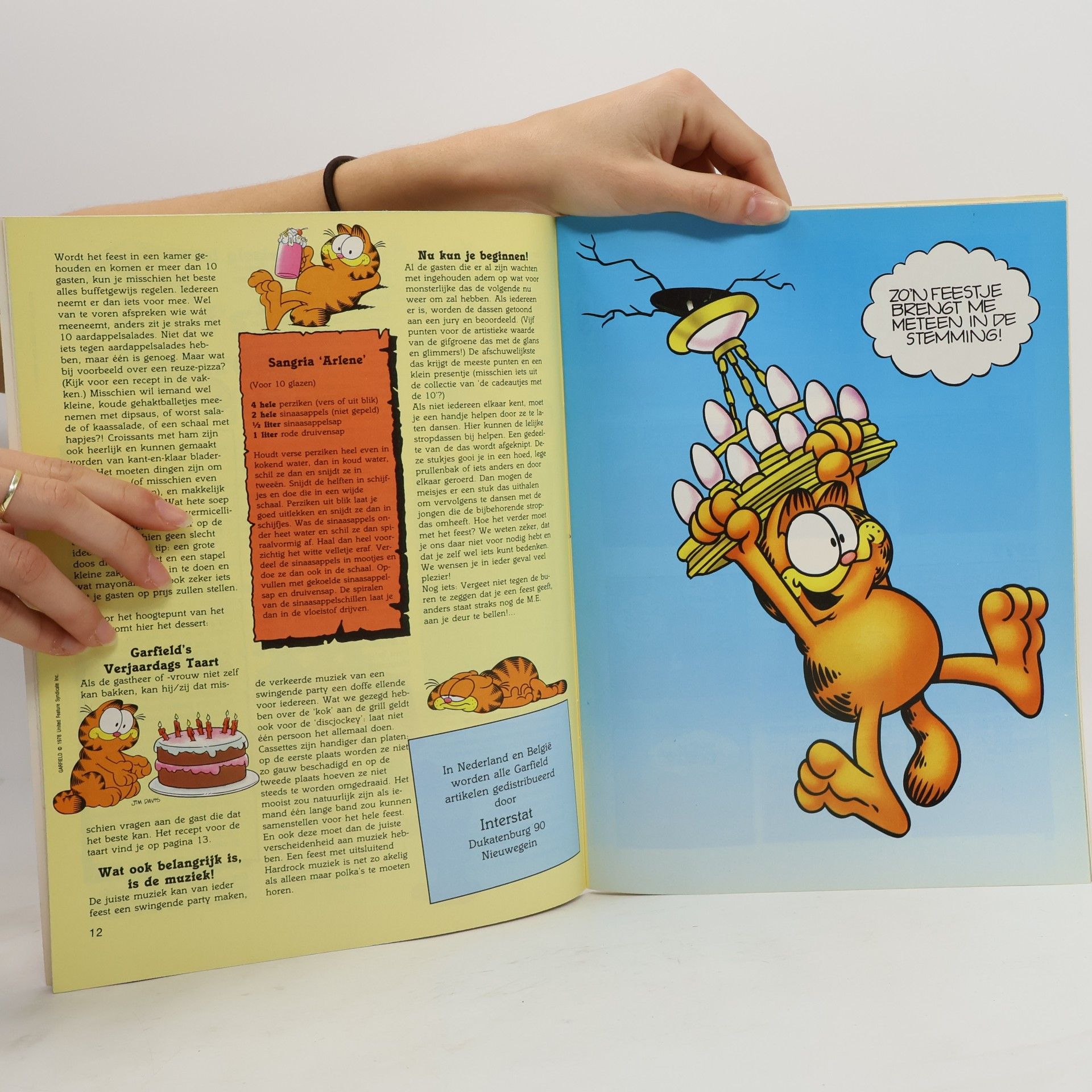Jim Davis Garfield is jarig