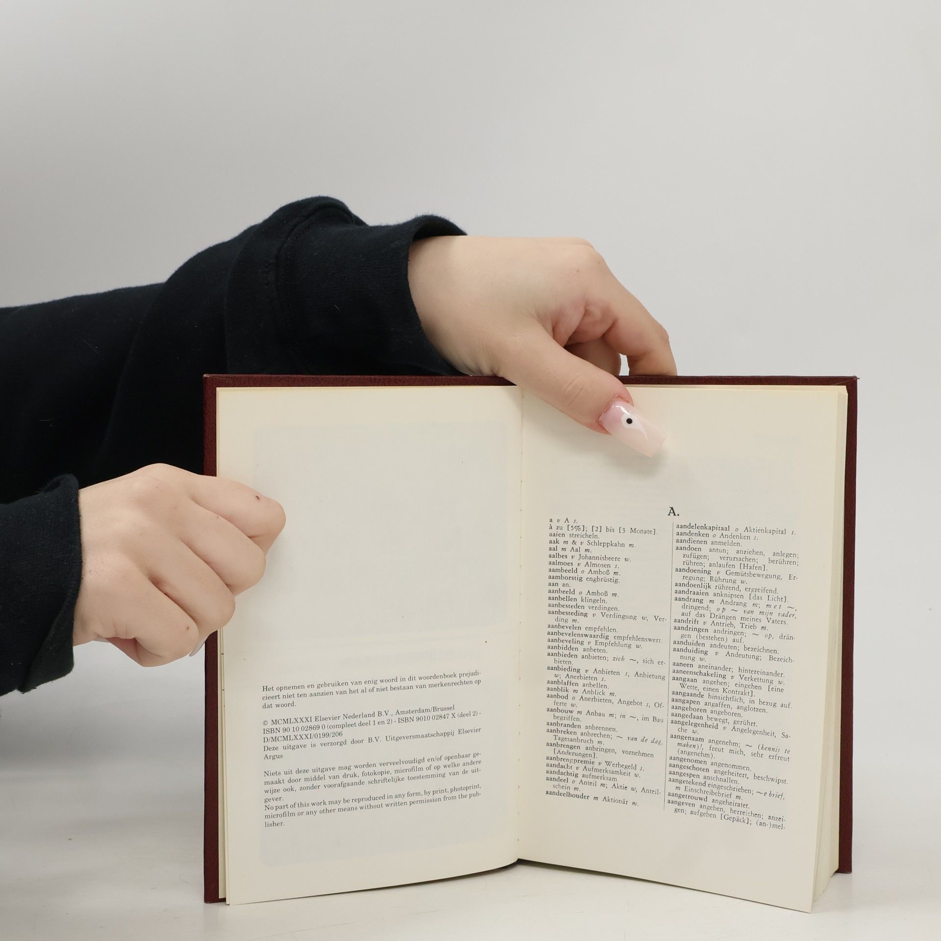 Various authors Kleine Winkler Prins Woordenboek Duits. Deel II. Nederlands-Duits