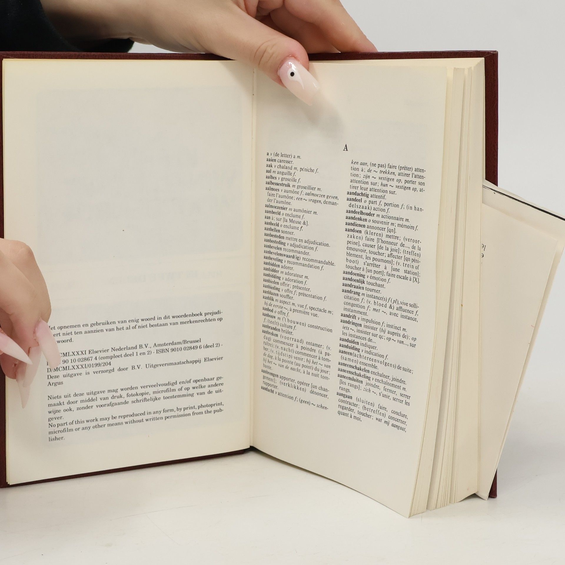 Various authors Kleine Winkler Prins Woordenboek Frans. Deel II. Nederlands-Frans