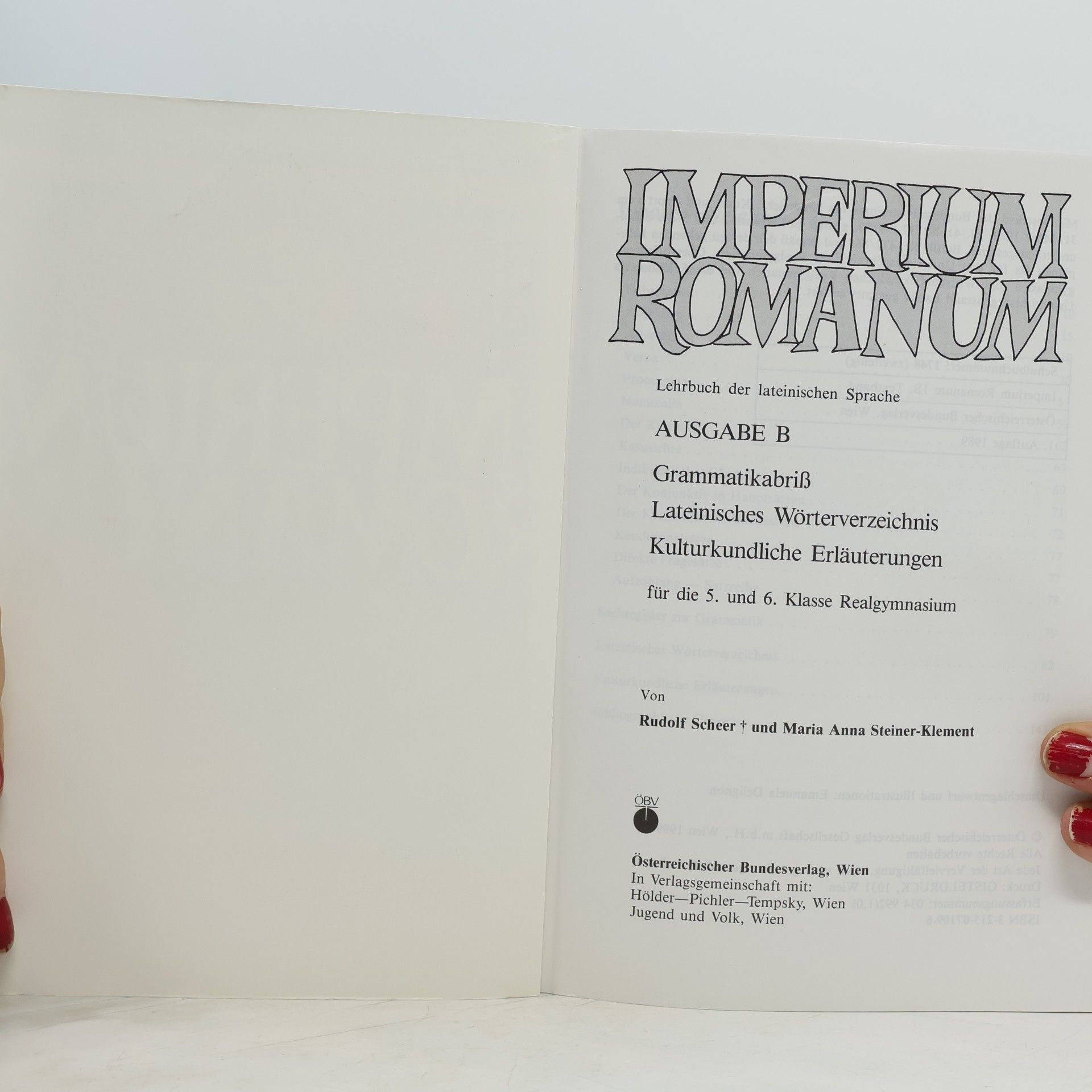 Rudolf Scheer Imperium romanum