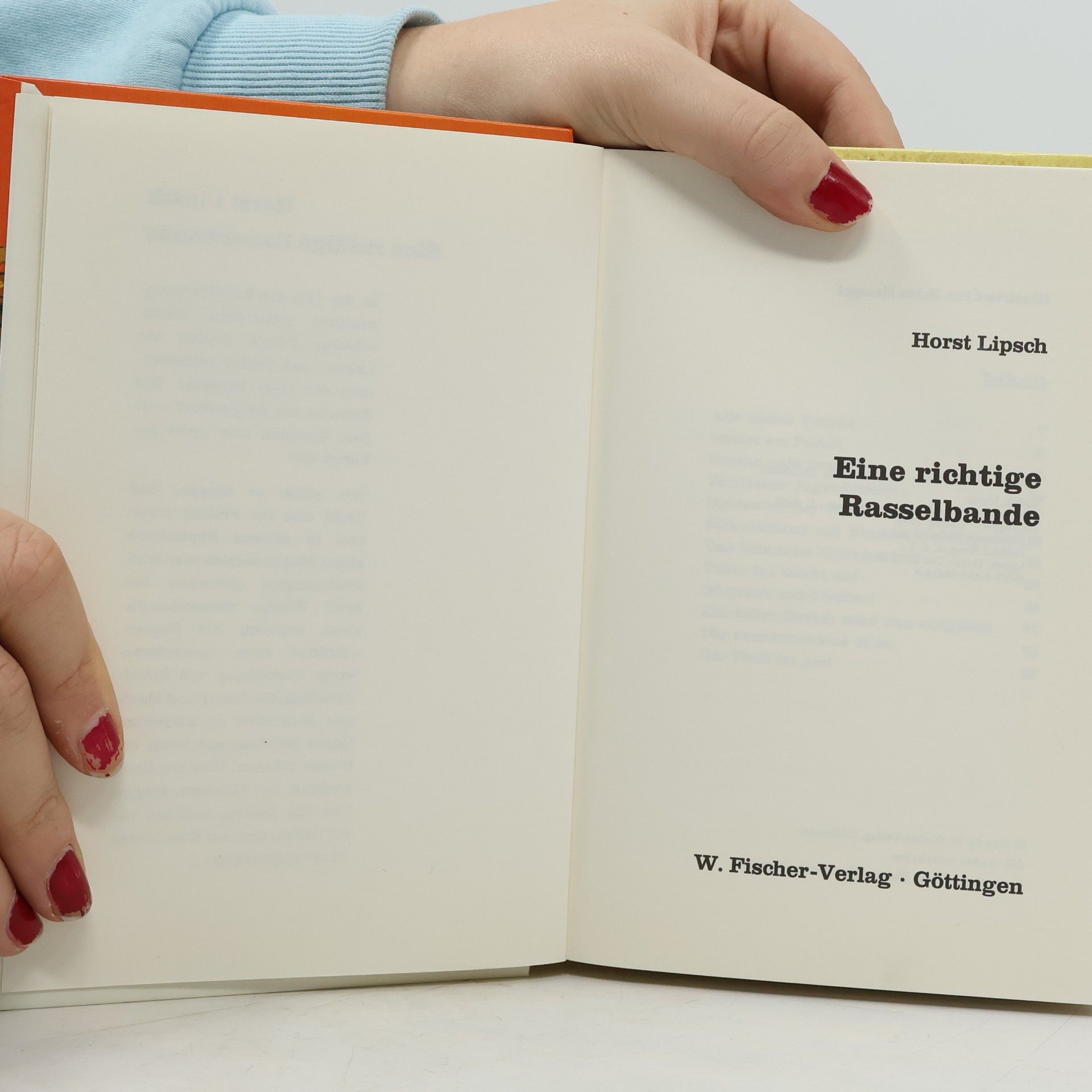 Horst Lipsch Eine richtige Rasselbande