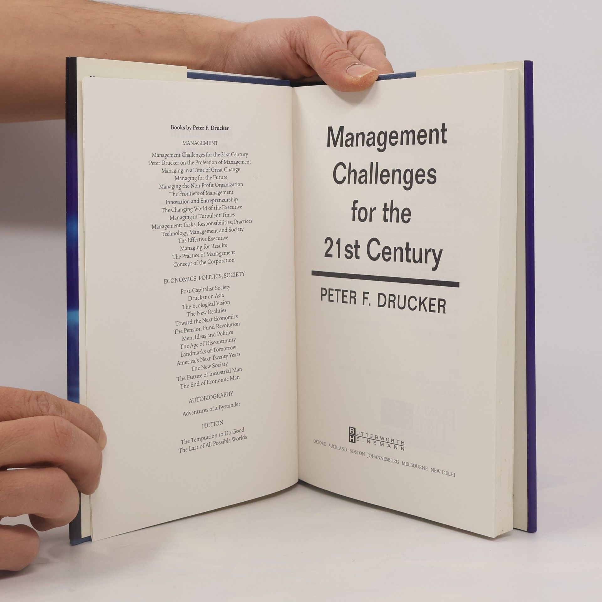 Peter Ferdinand Drucker Management Challenges in the 21st Century