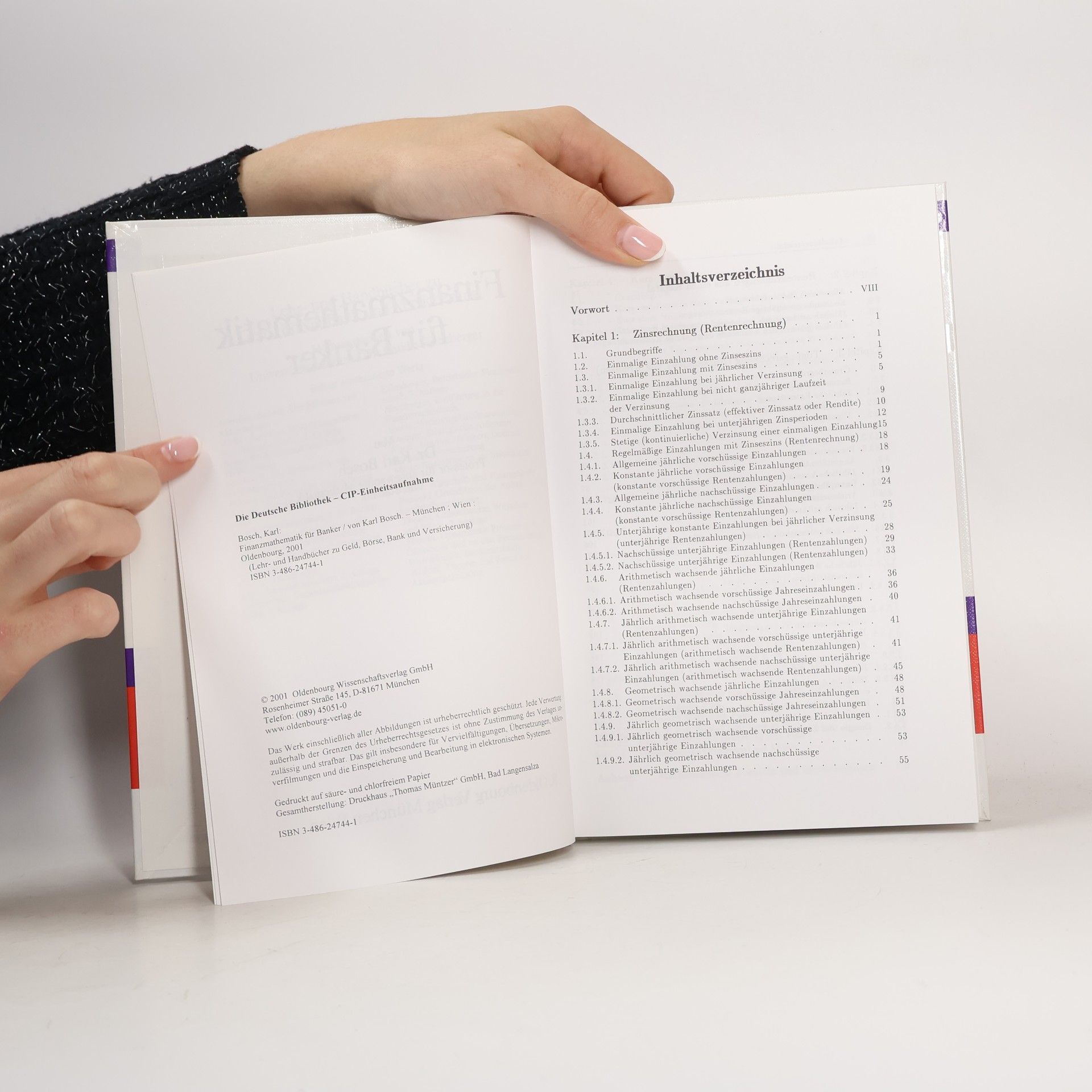 Karl Bosch Lehr- und Handbücher zu Geld, Börse, Bank und Versicherung: Finanzmathematik für Banker