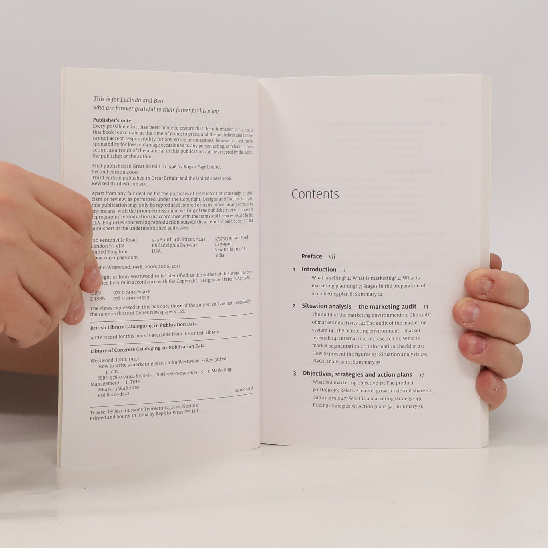 John Westwood Creating Success: How to Write a Marketing Plan