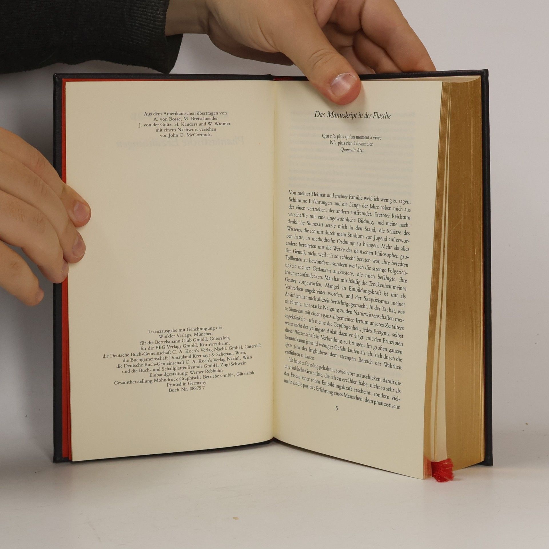 Edgar Allan Poe Phantastische Erzählungen