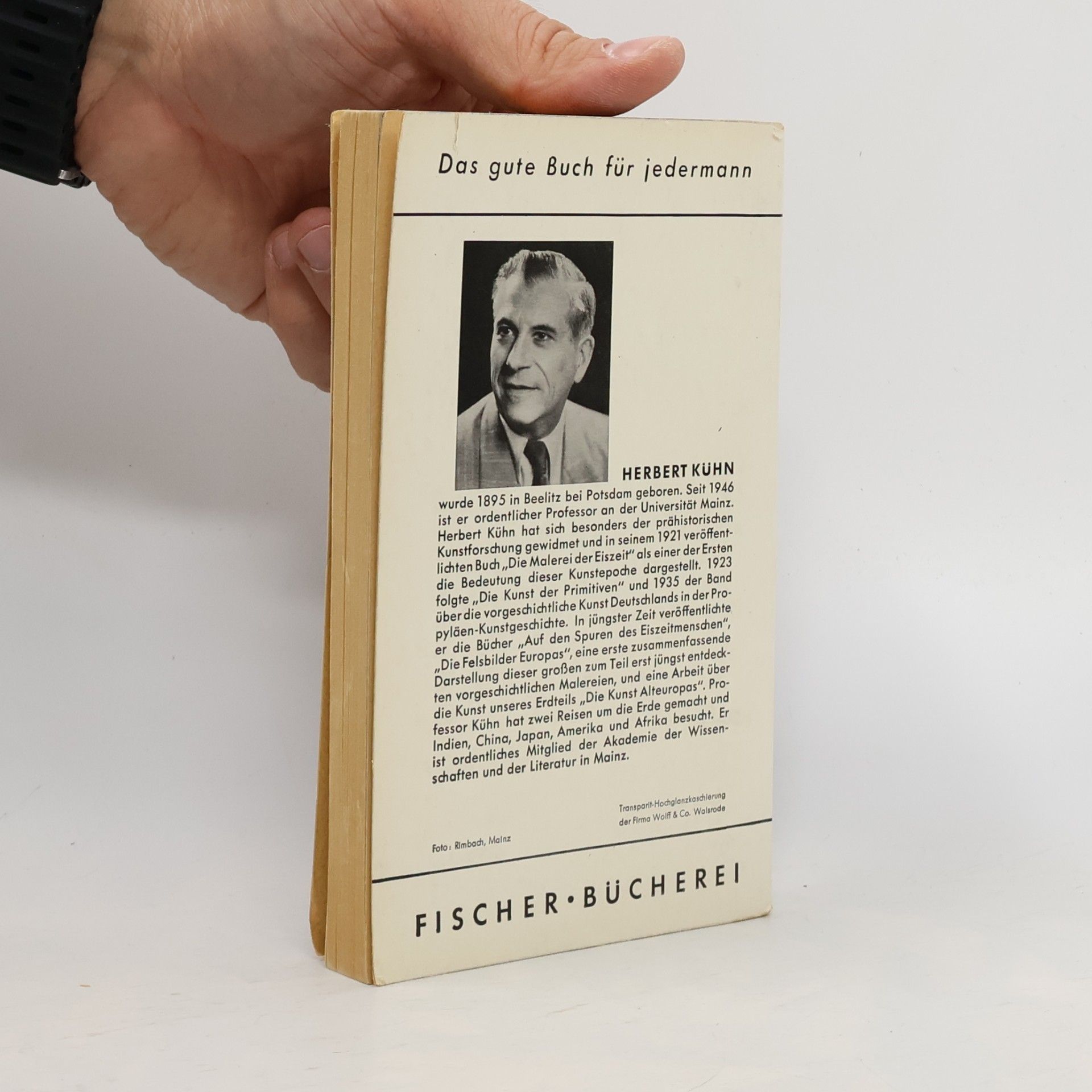 Herbert Kühn Das Erwachen der Menschheit