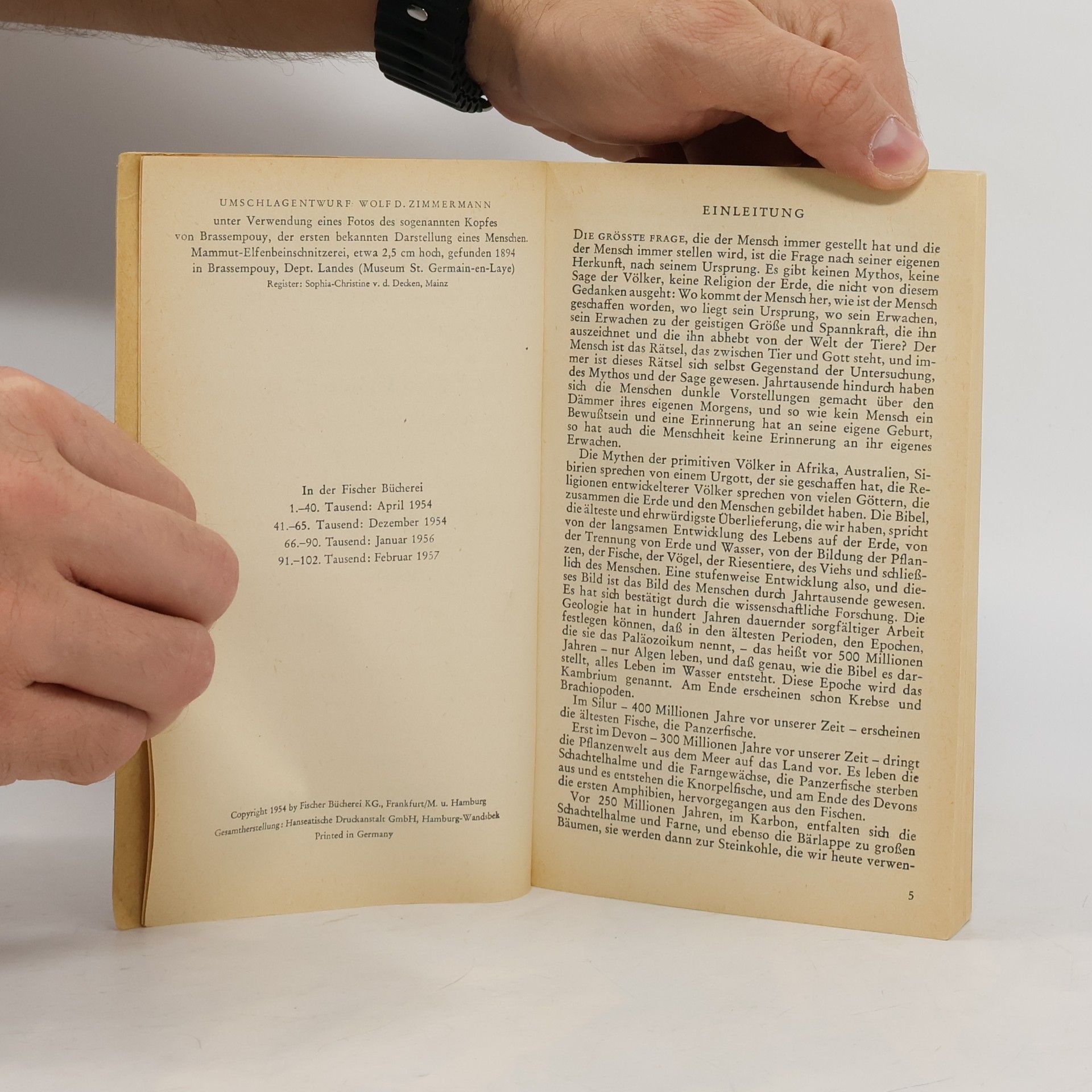 Herbert Kühn Das Erwachen der Menschheit